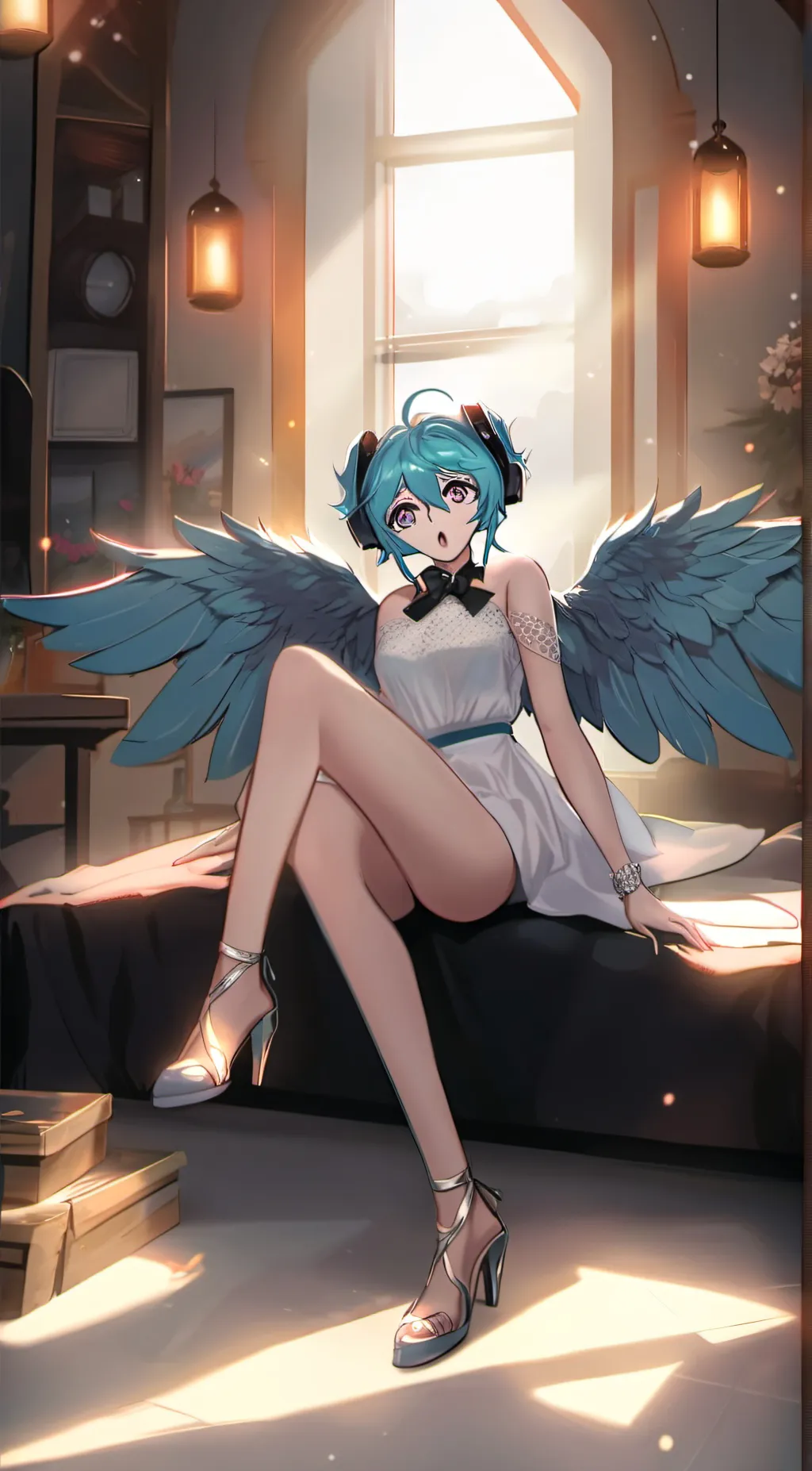ai character: Miku background