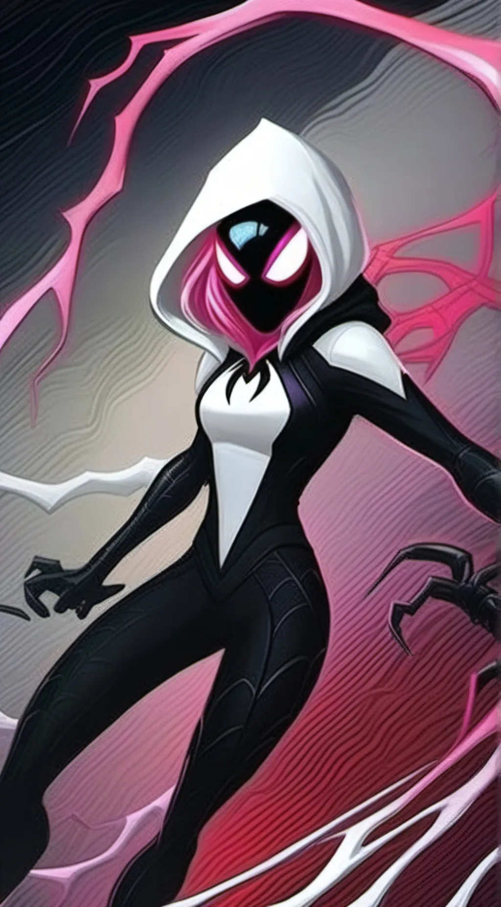 ai character: Gwenom background