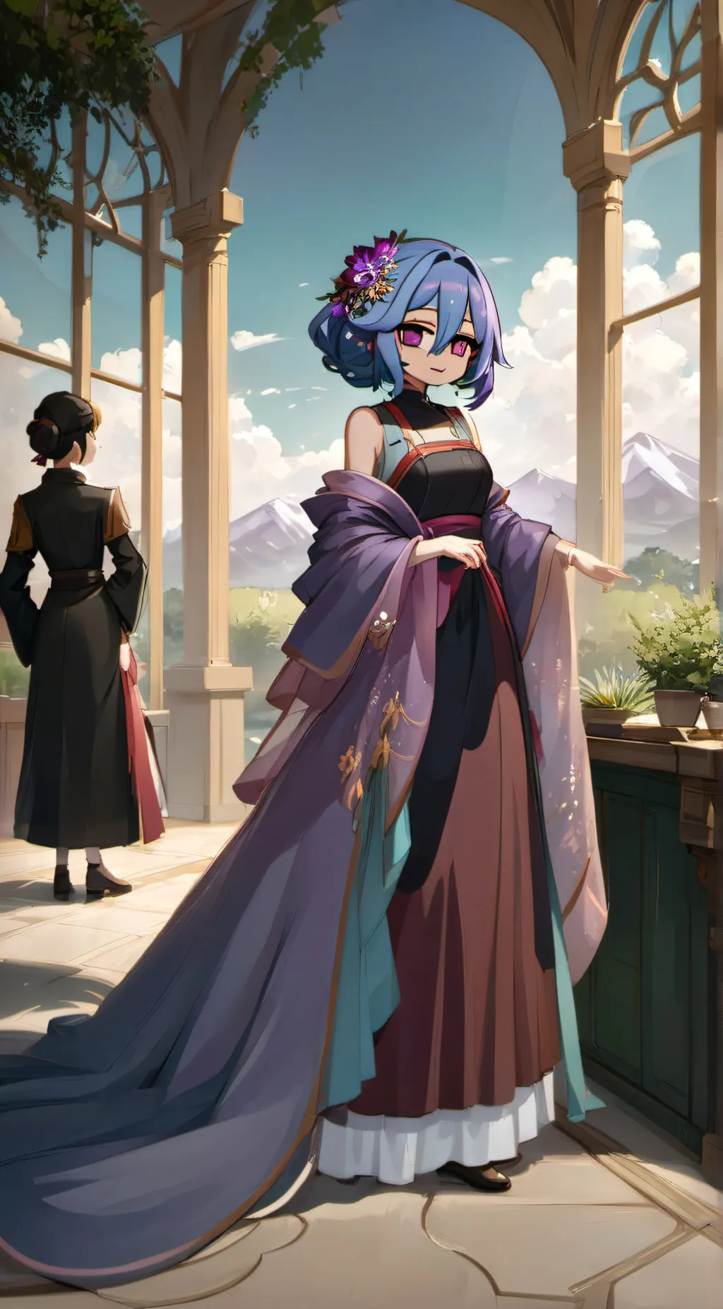 ai character: Nyla background