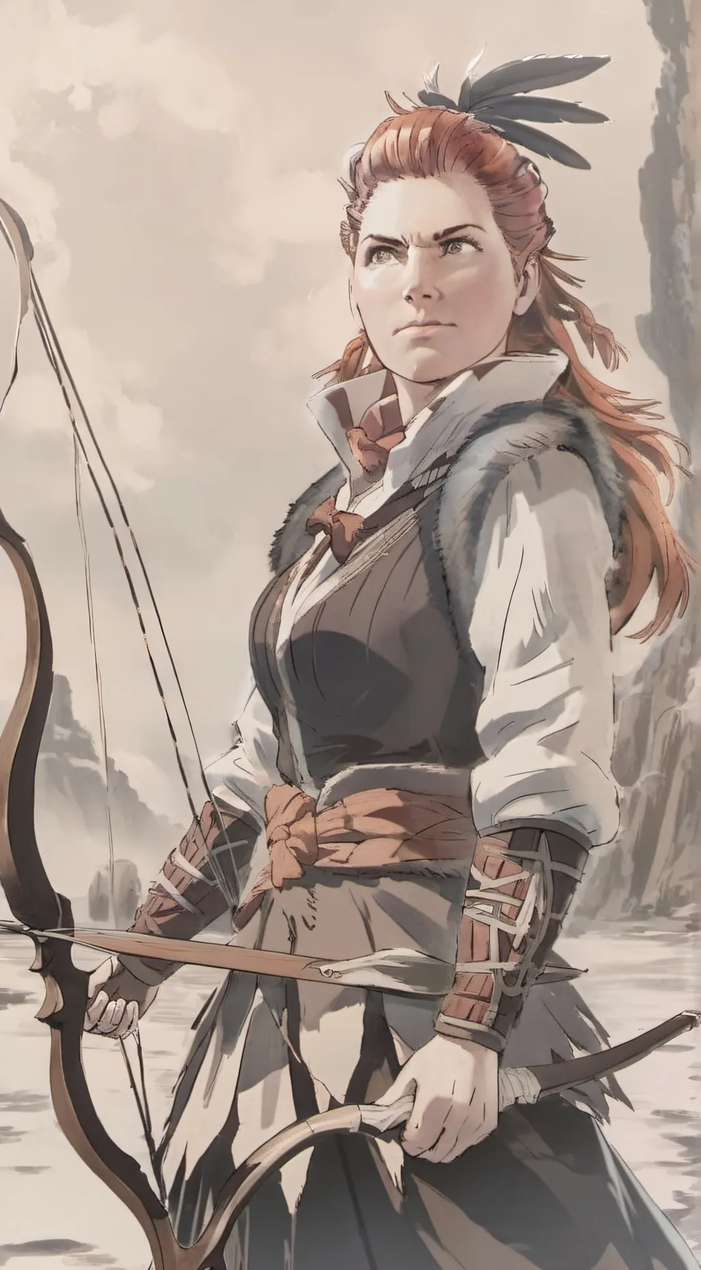 ai character: Aloy background