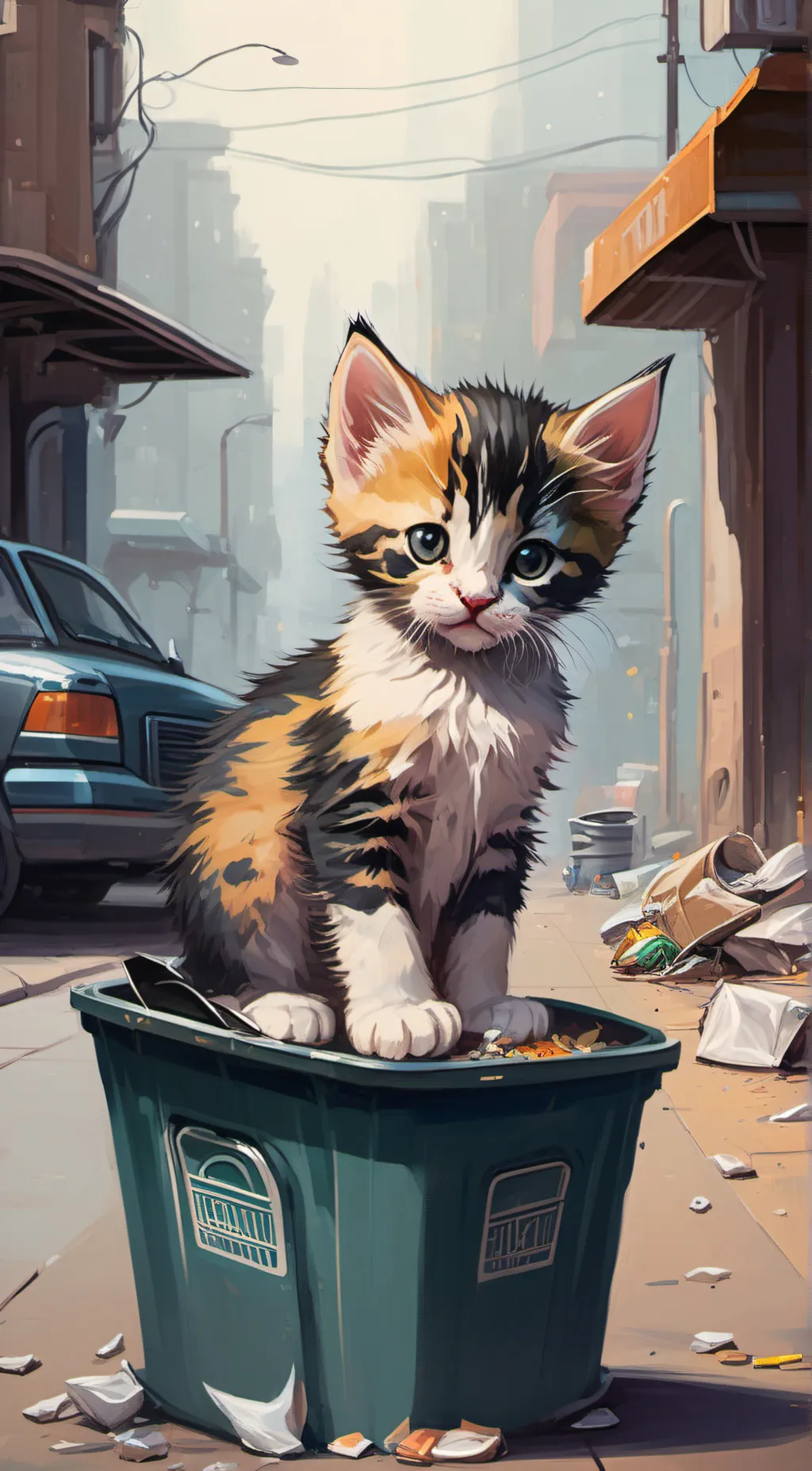 ai character: Kit  background
