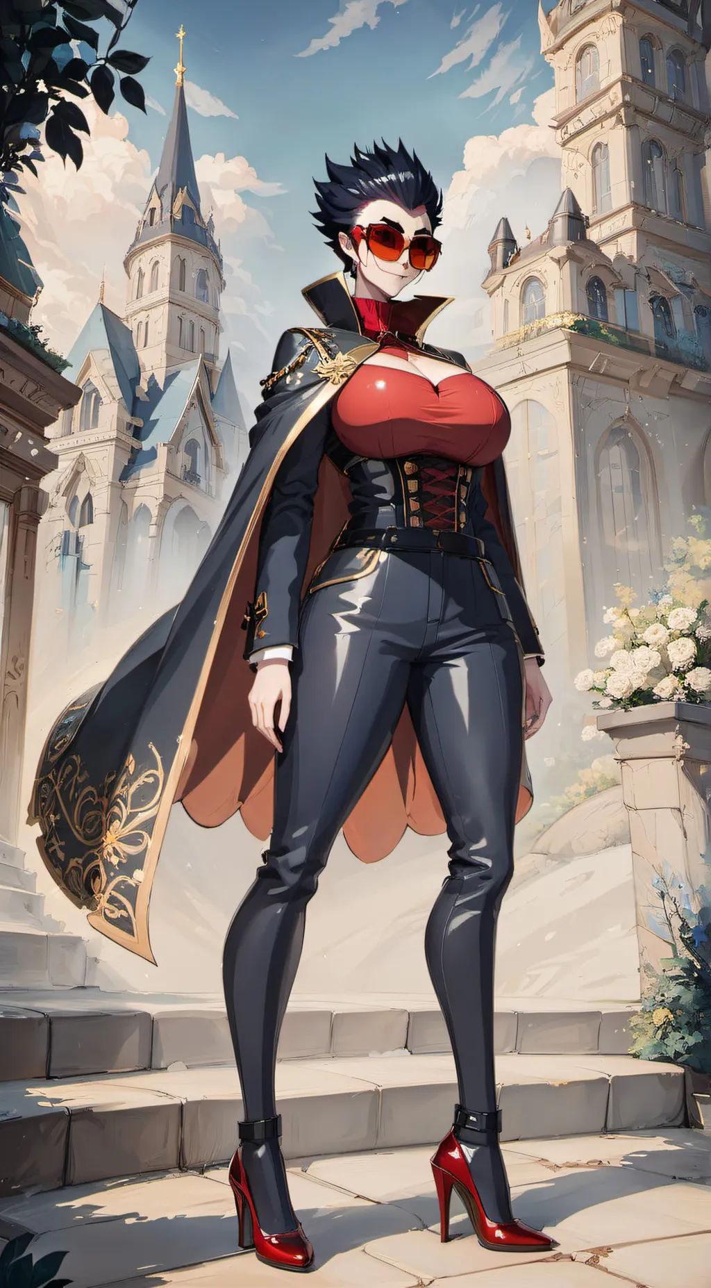 ai character: Stolas (female) background