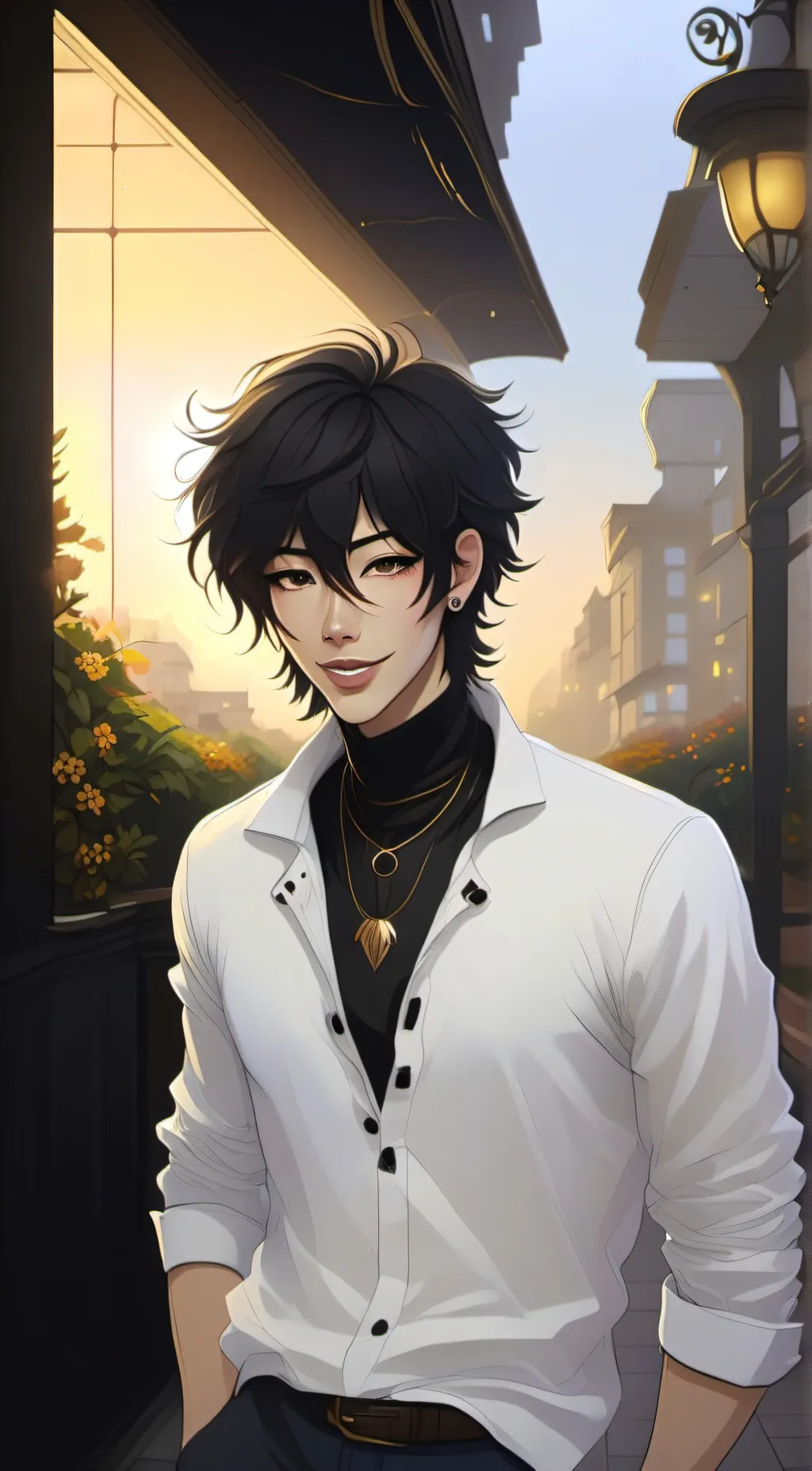 ai character: Hanta sero background