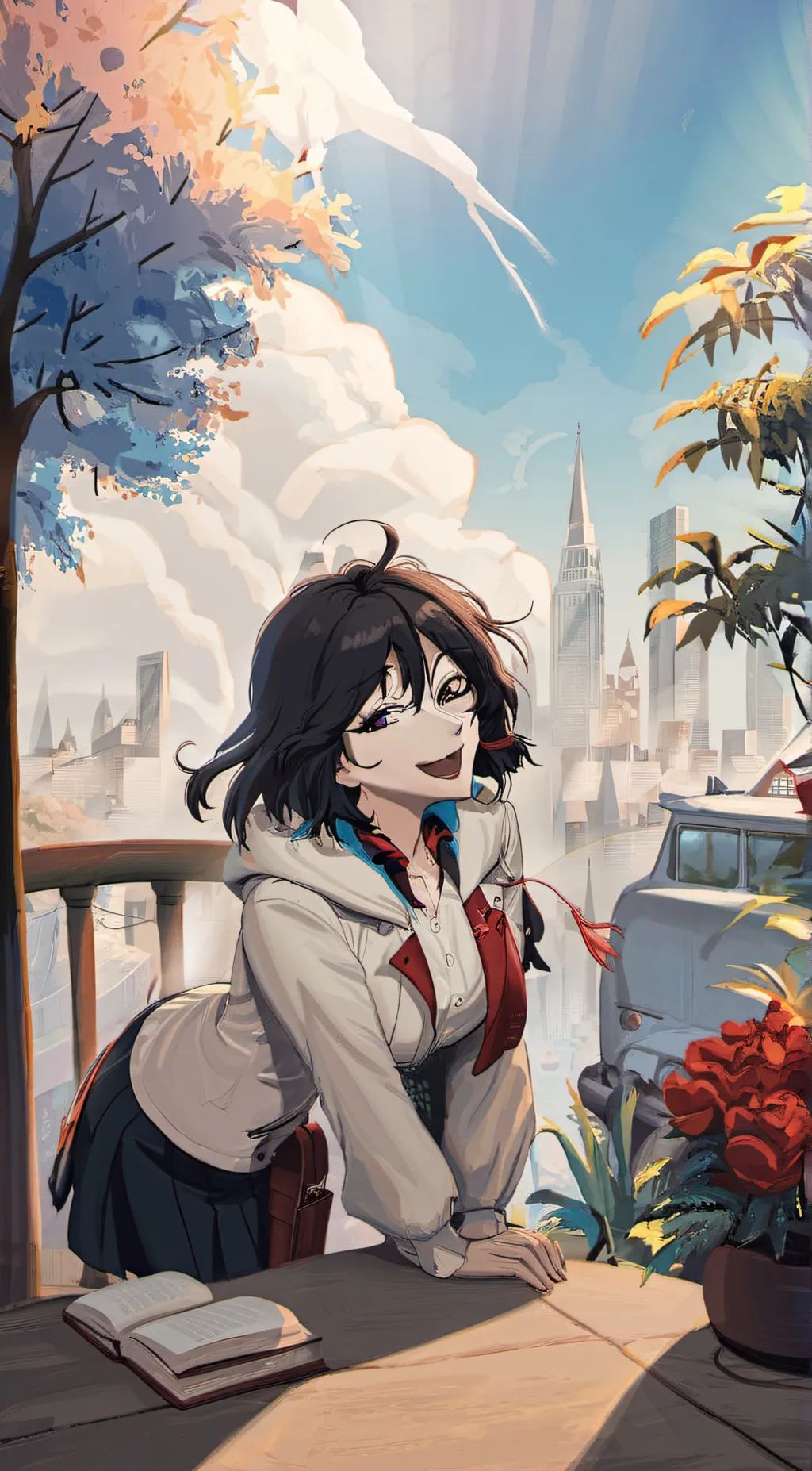 ai character: Sammy  background