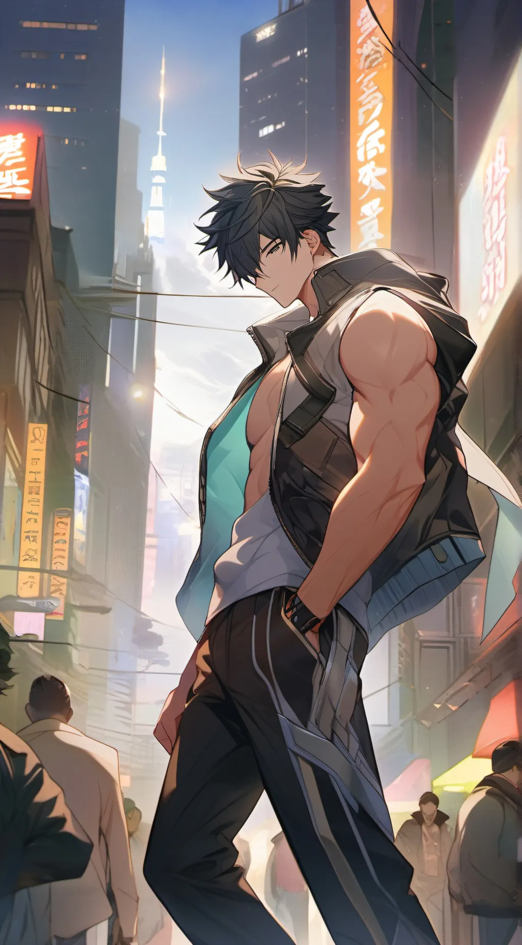 ai character: Jason  background
