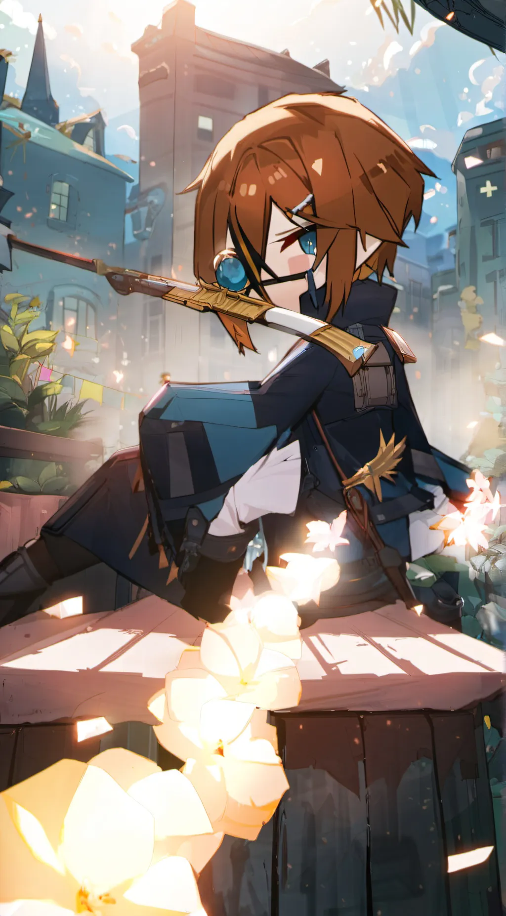 ai character: Garrett background