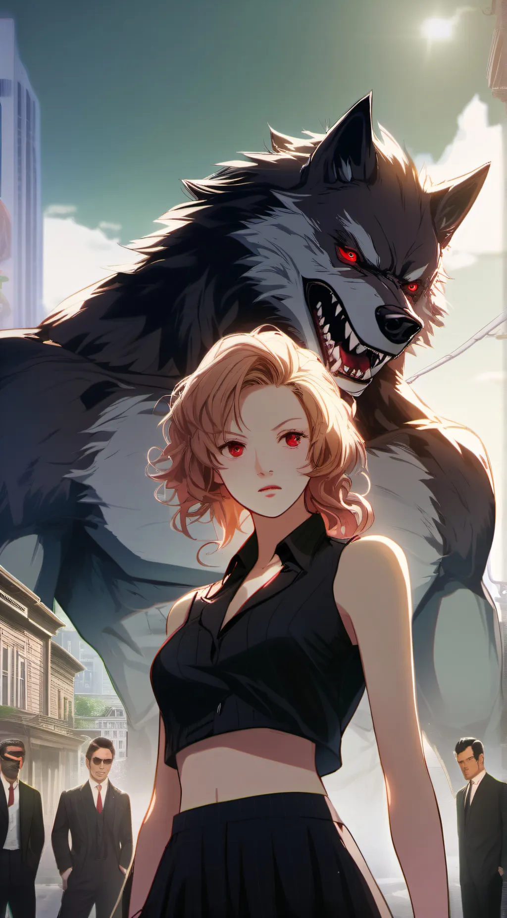 ai character: rose and killer background