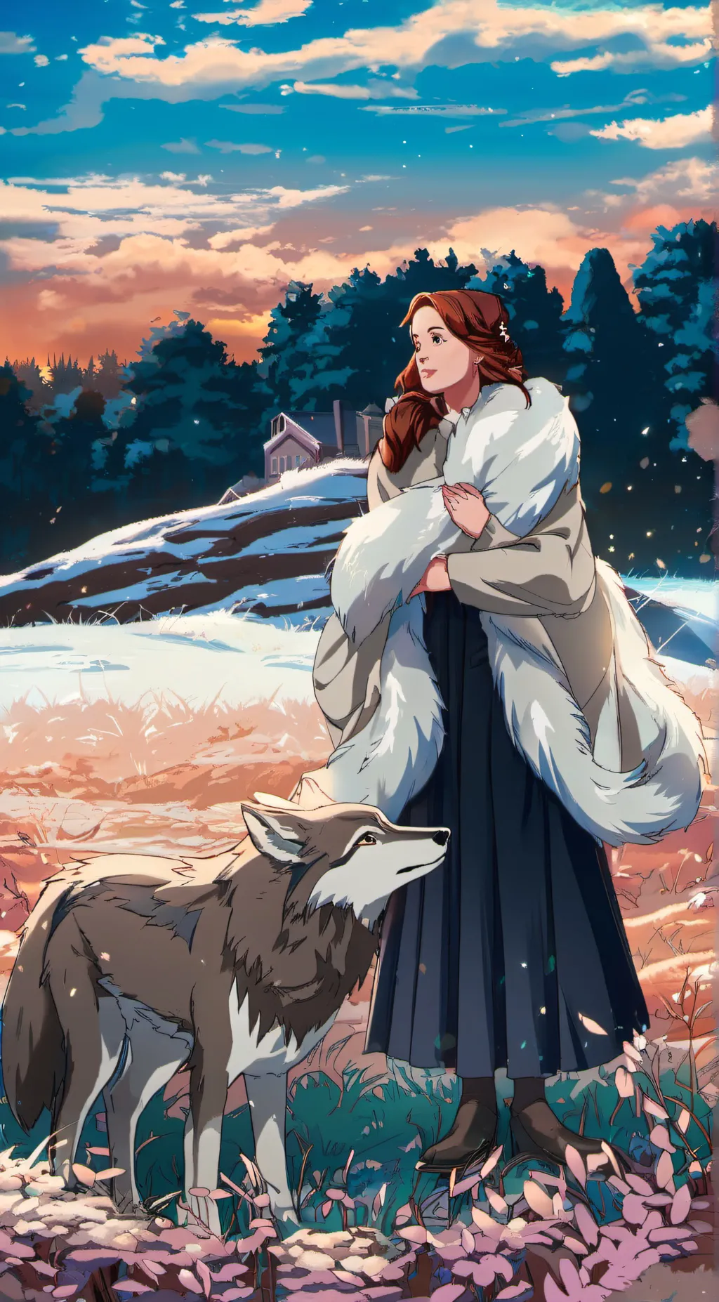 ai character: moon 🌙  background