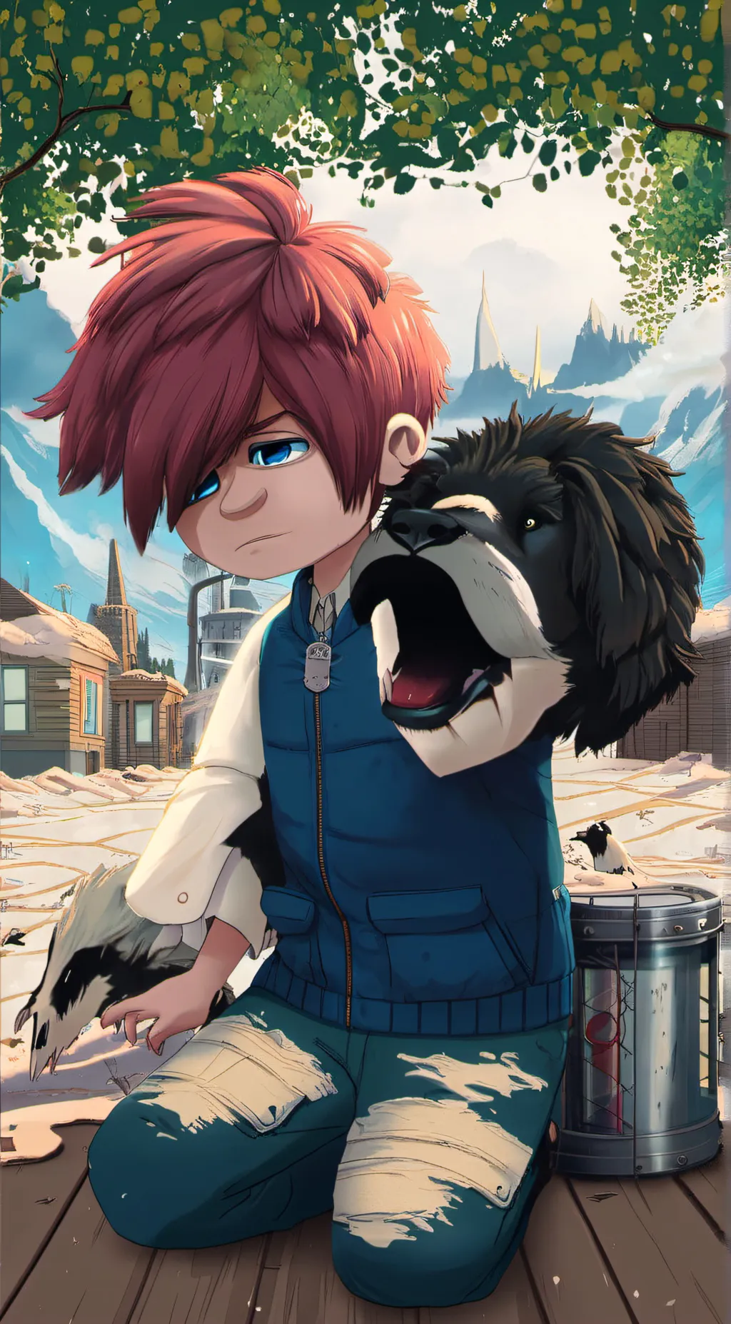 ai character: Floyd background