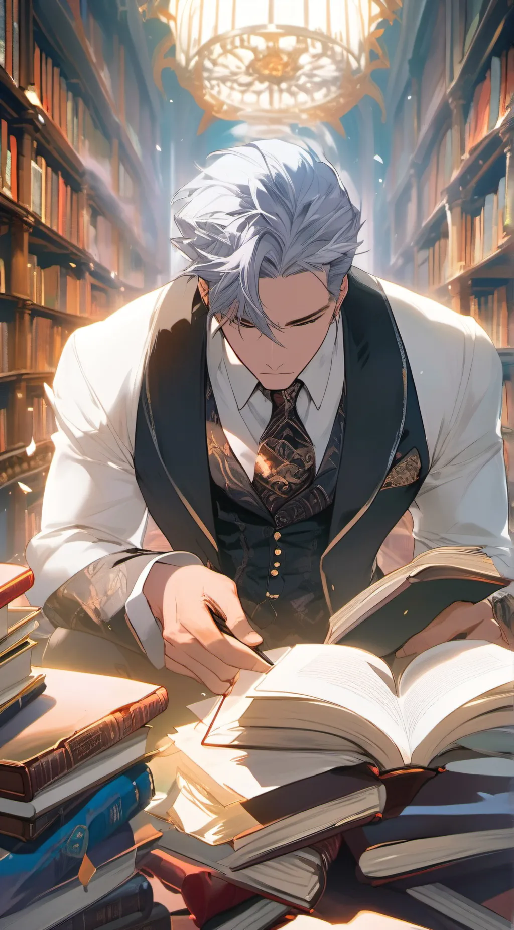 ai character: August background
