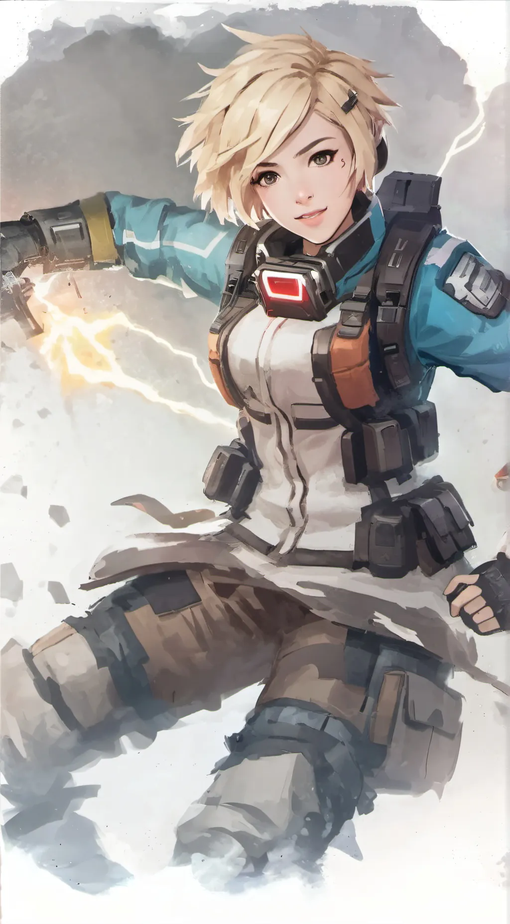 ai character: Wattson (Apex) background