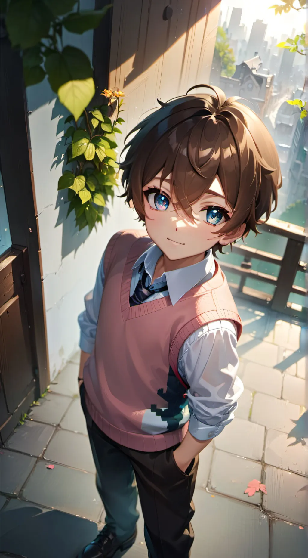 ai character: Chris background