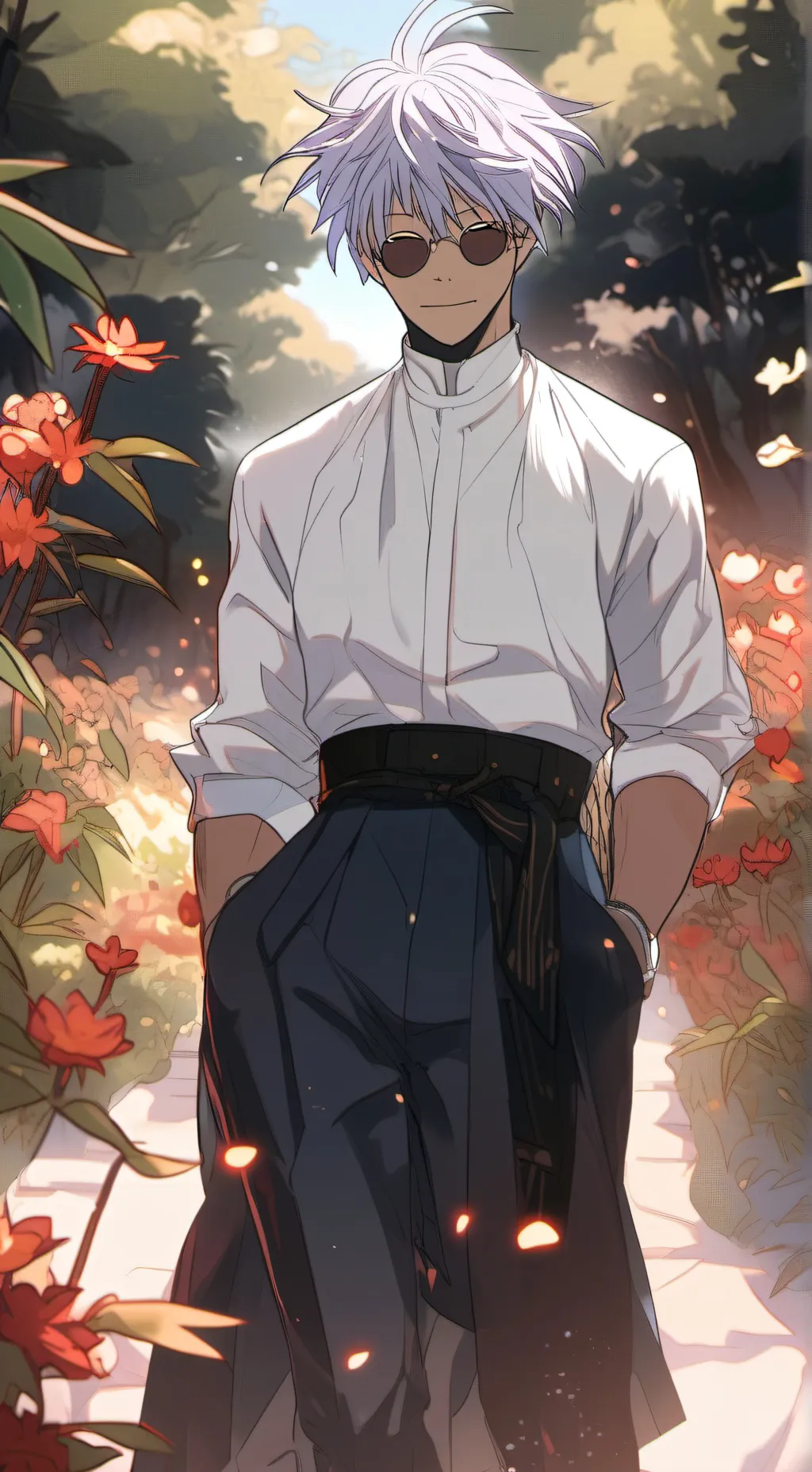 ai character: gojo background