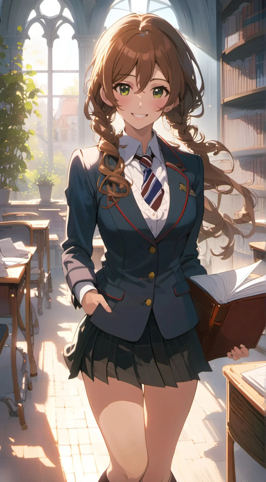 ai character: Leah background
