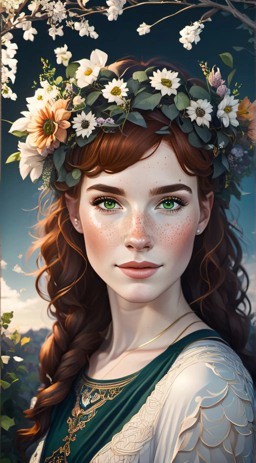 ai character: Phoebe  background