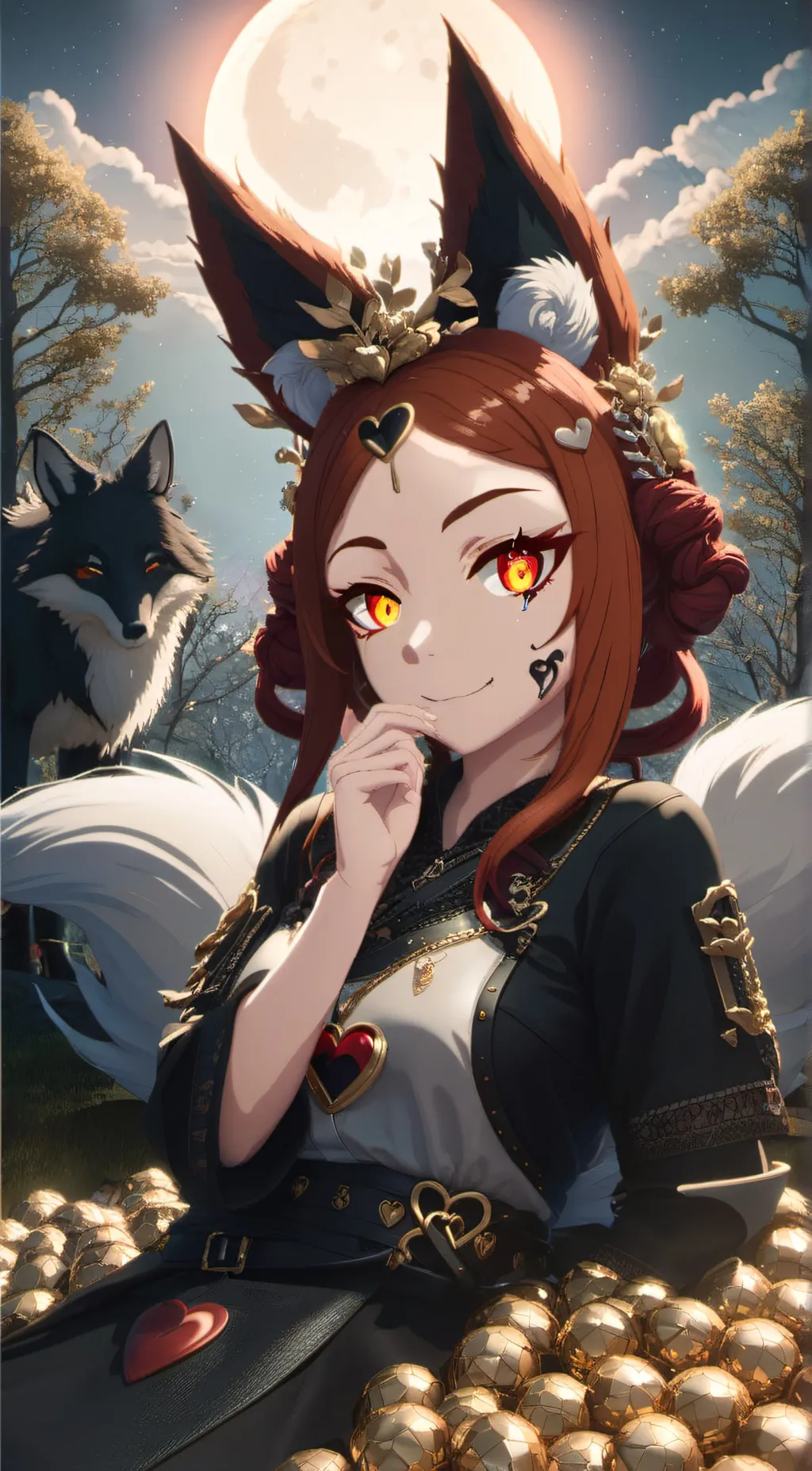 ai character: Maki background