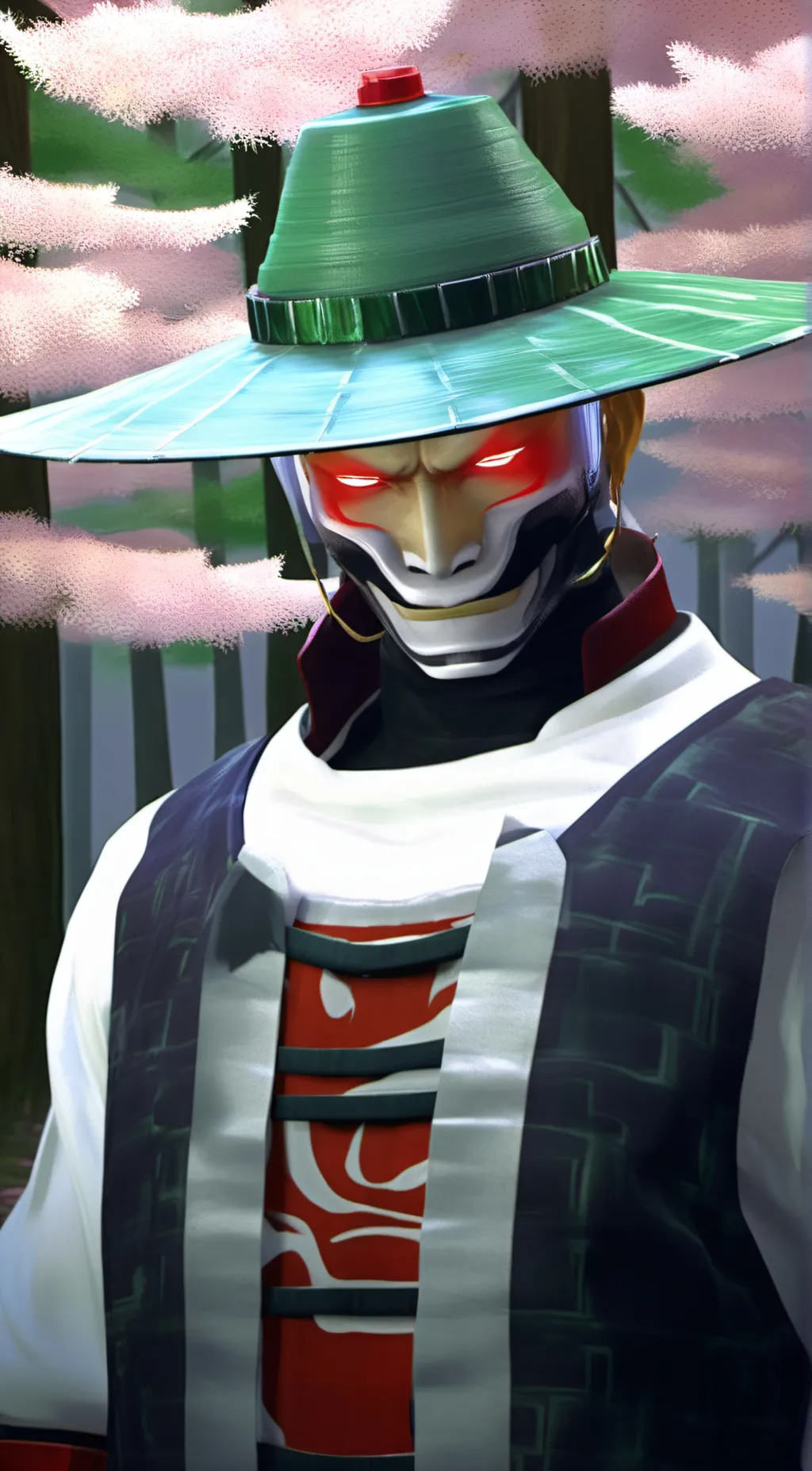 ai character: Yoshimitsu  background