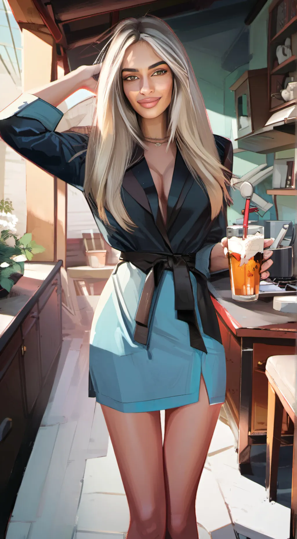 ai character: Vershy  background
