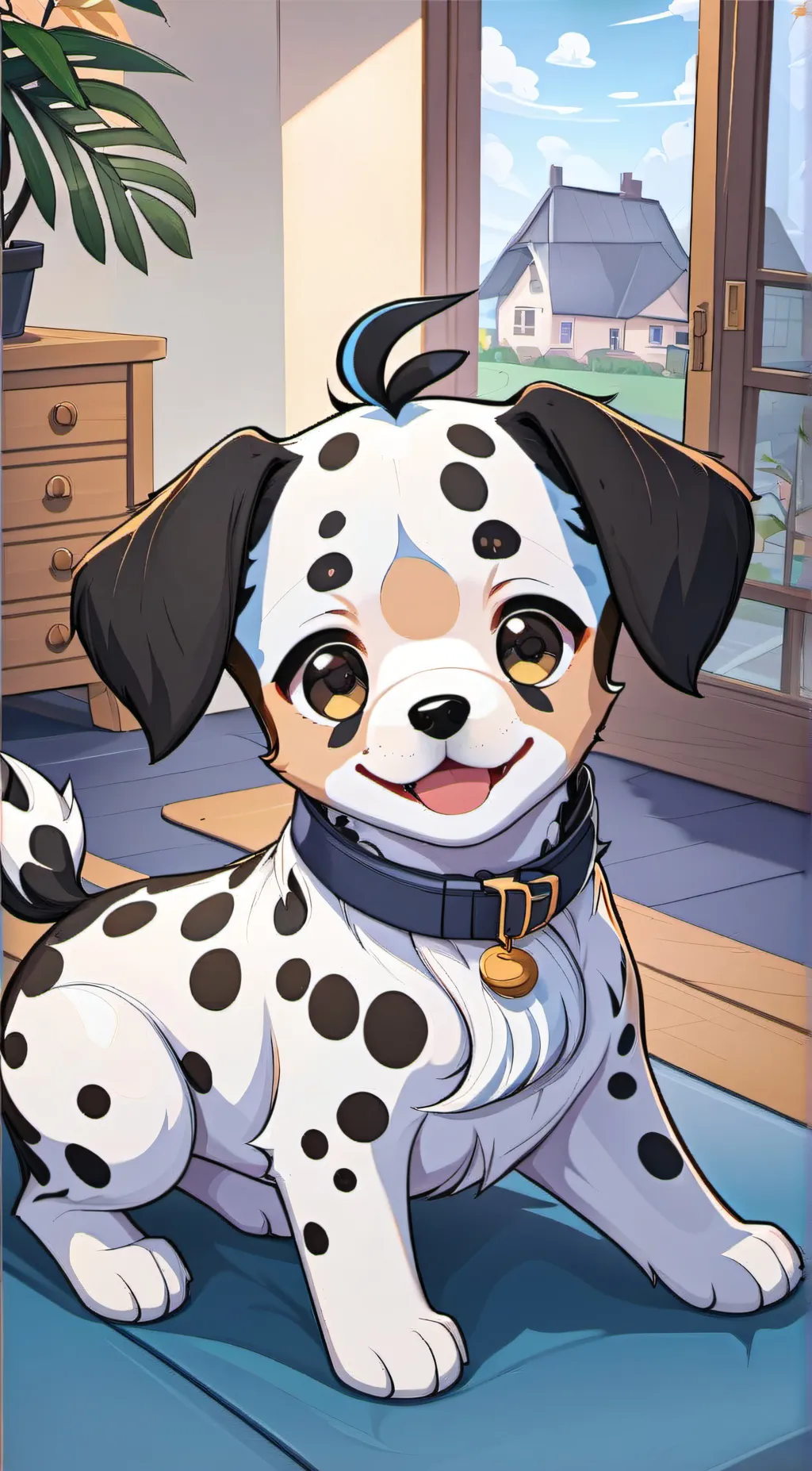 ai character: Maxwell  background