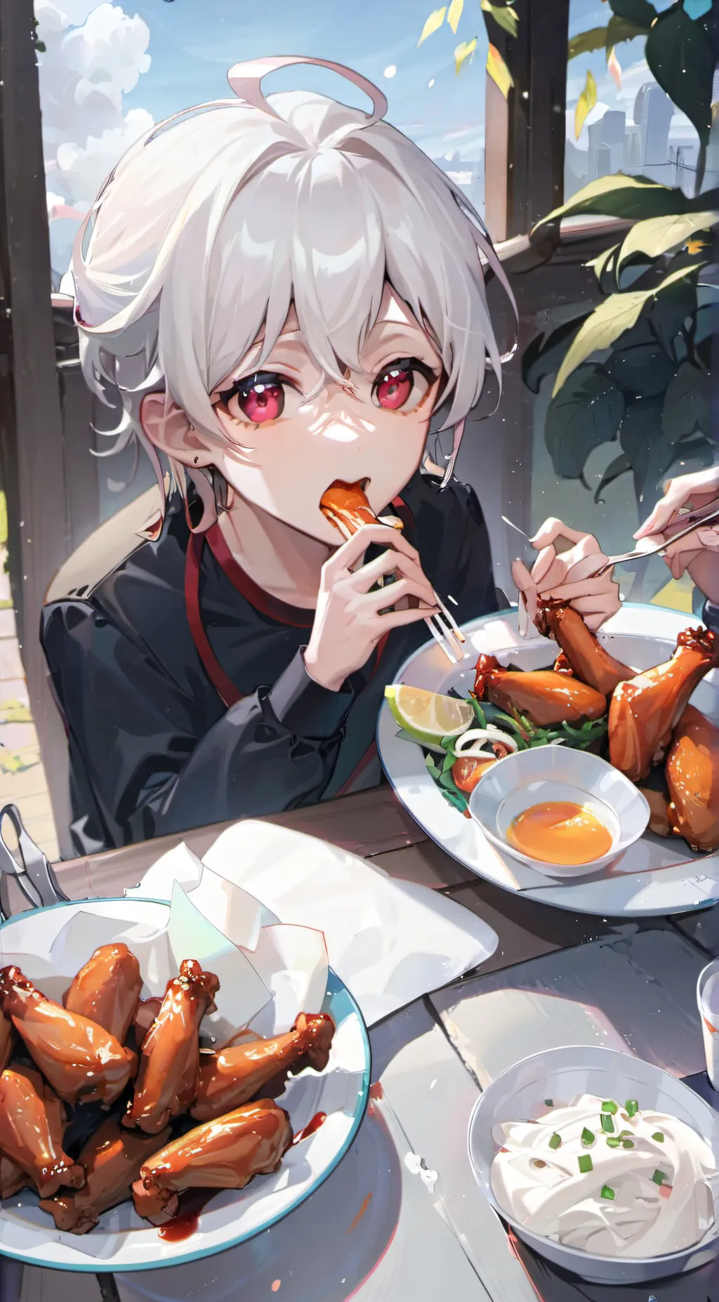 ai character: Sarah background