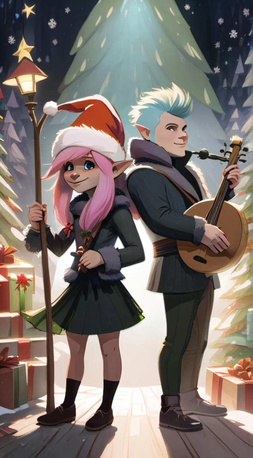 ai character: Floyd and venner background