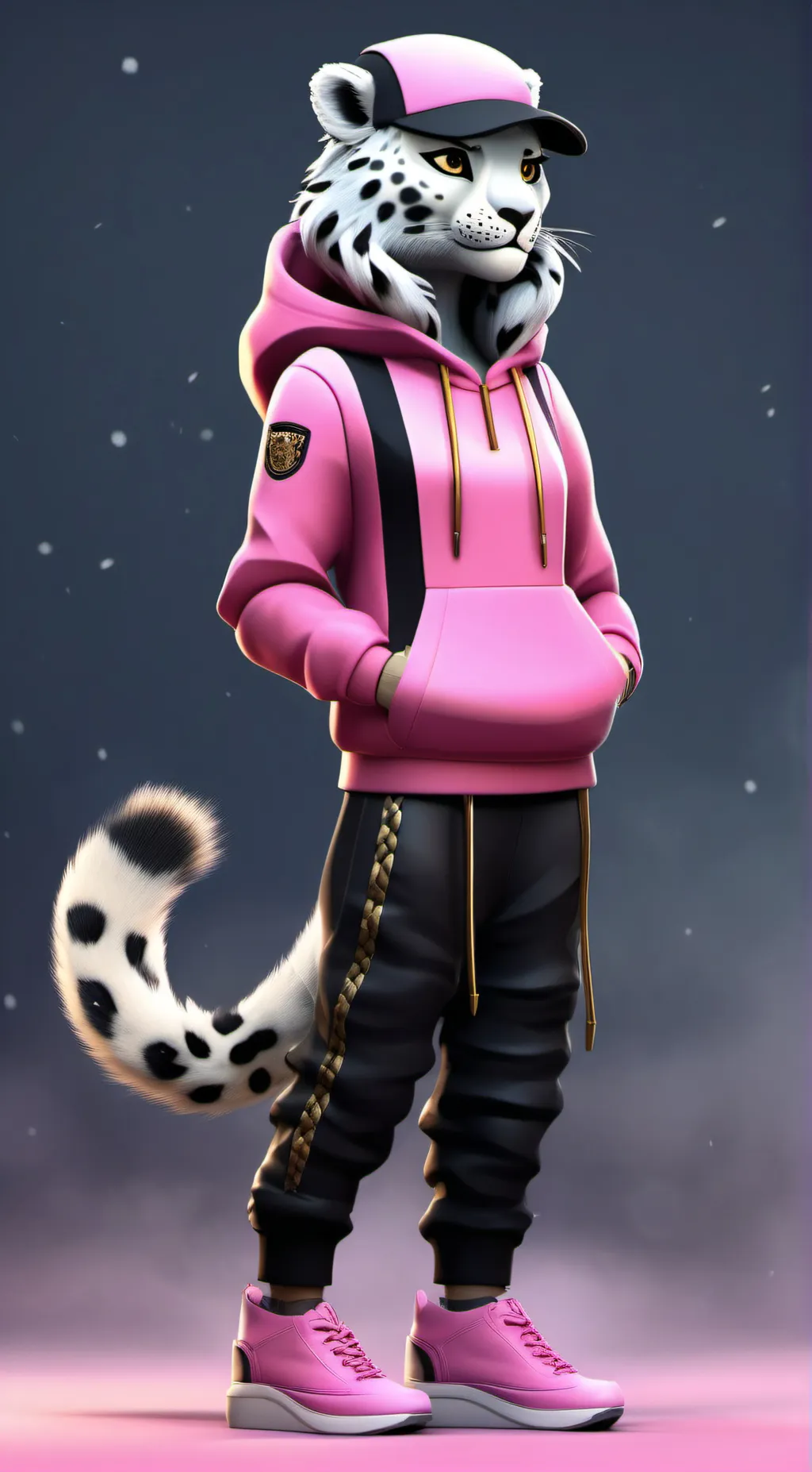 ai character: Rose Stone background