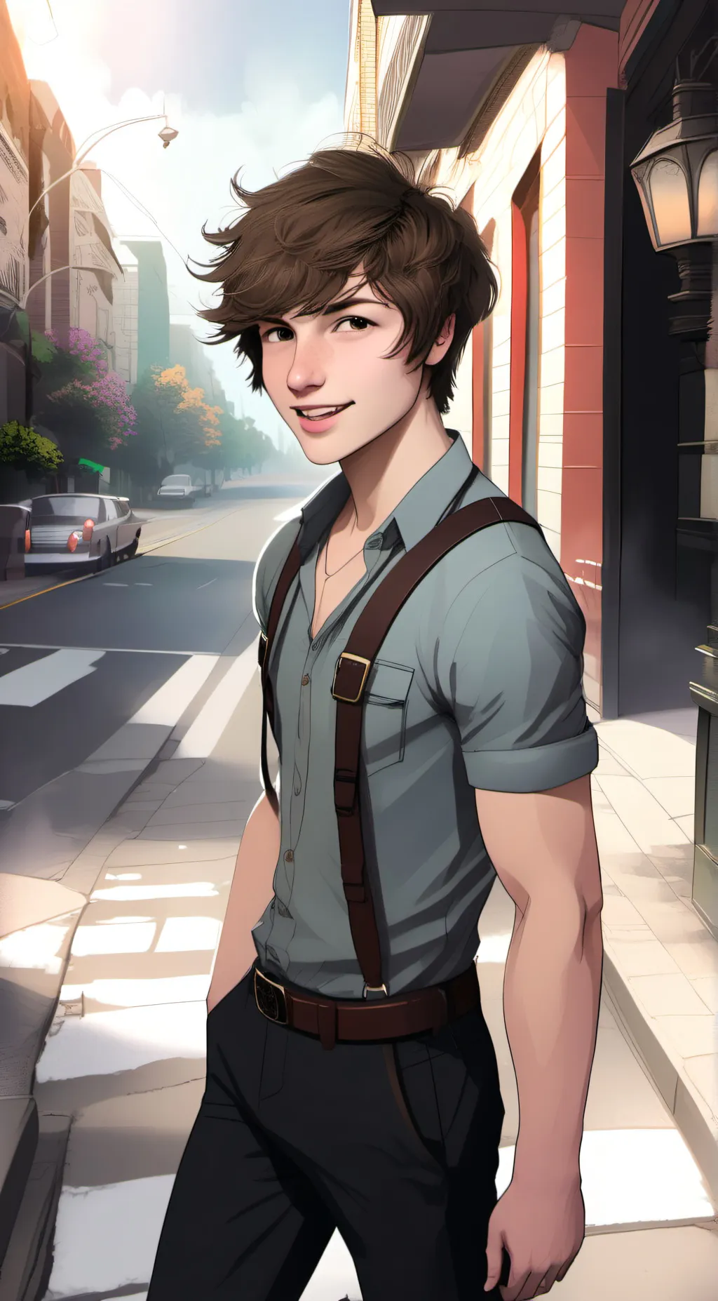 ai character: colby brock background