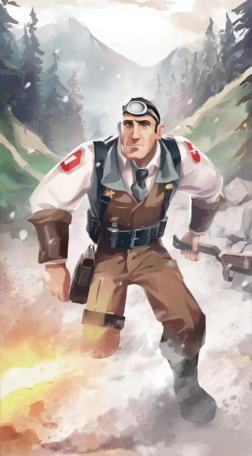 ai character: medic background