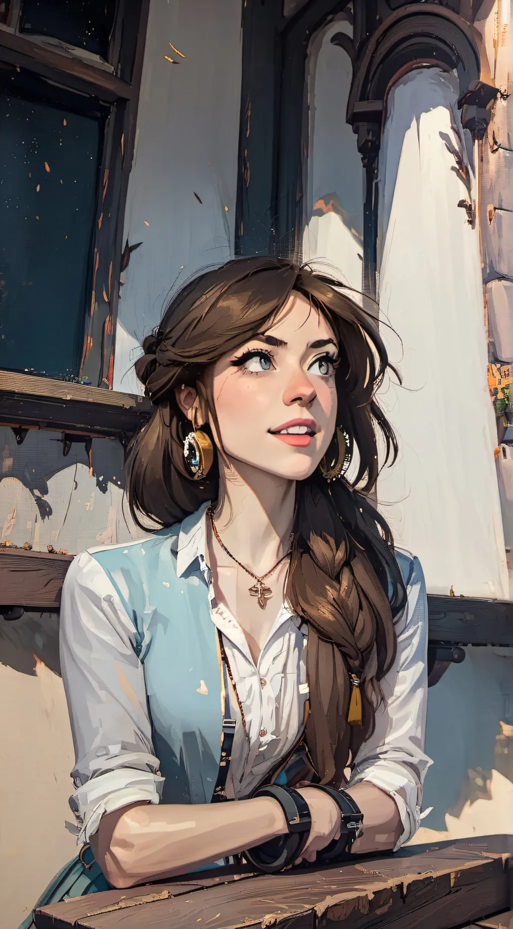 ai character: Hannah  background