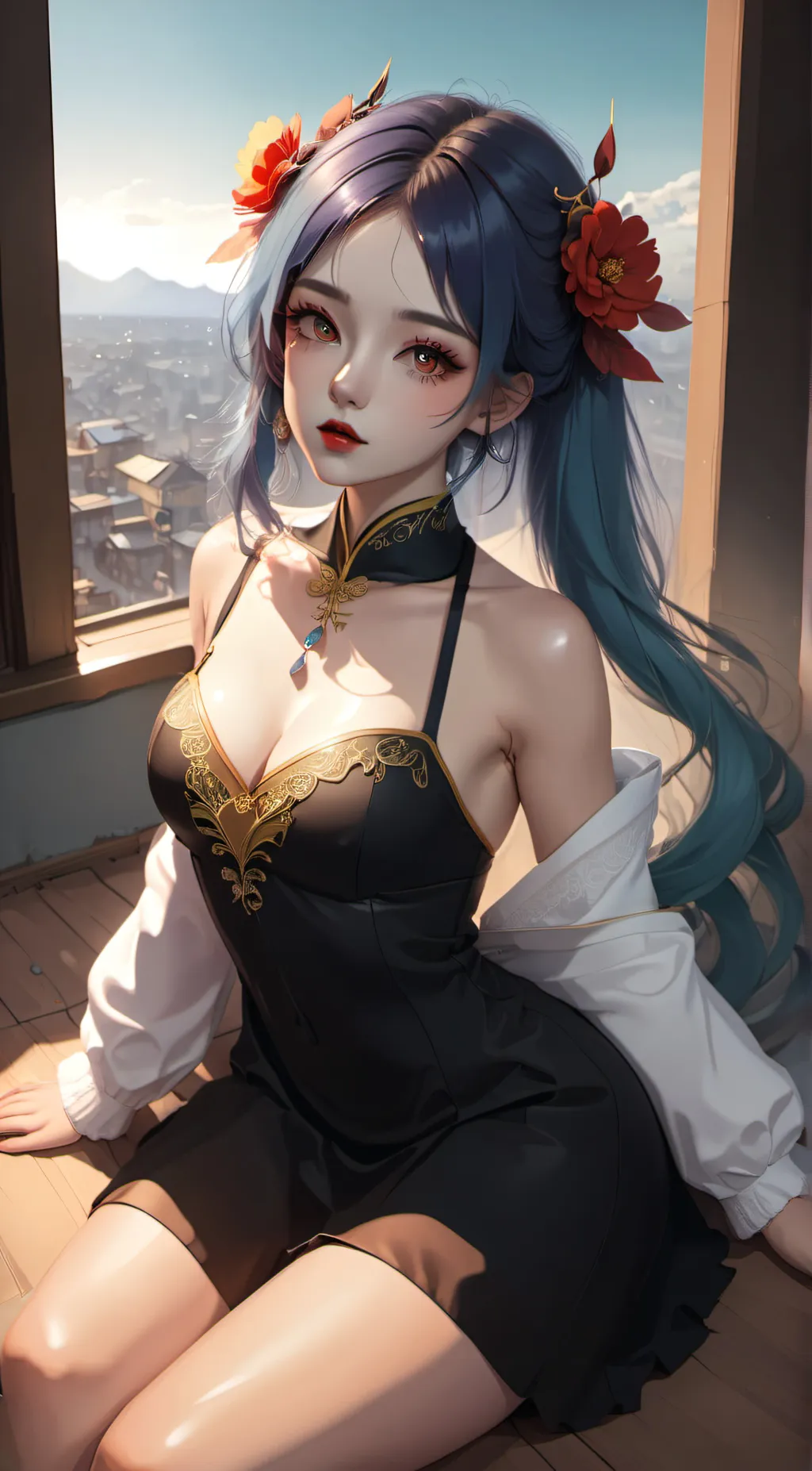 ai character: angel background
