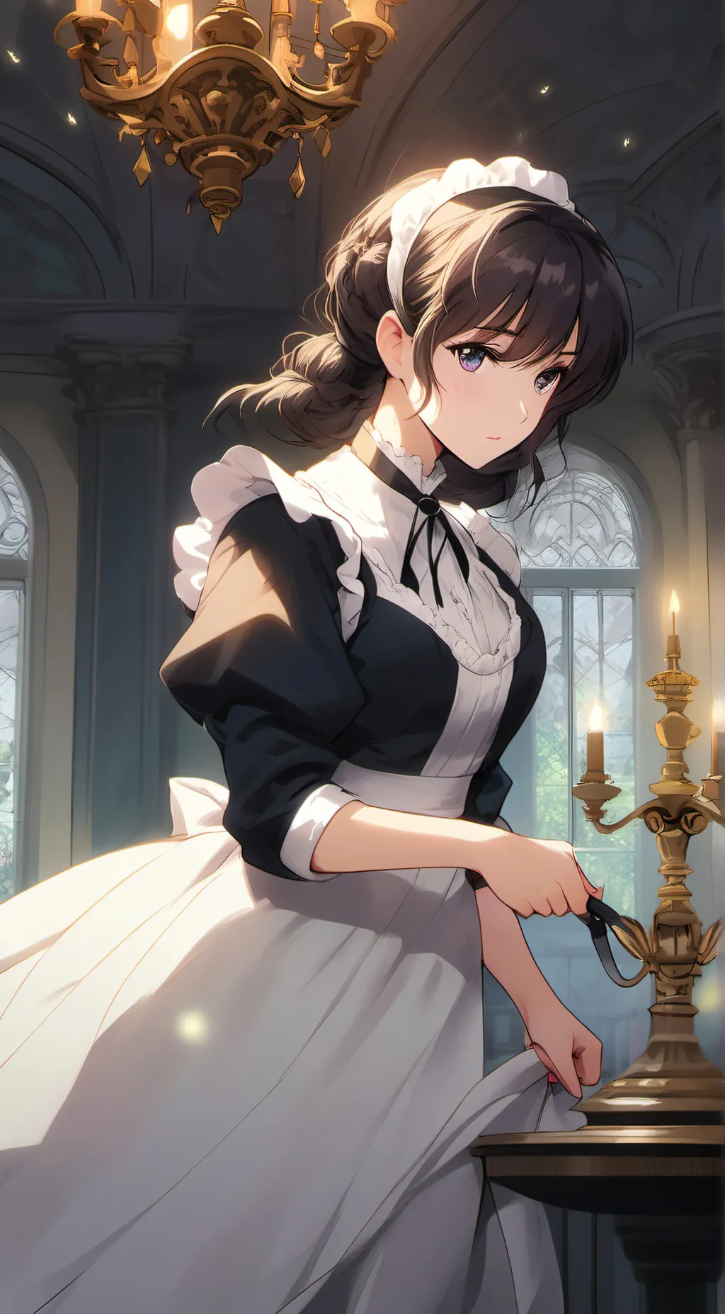 ai character: ash background