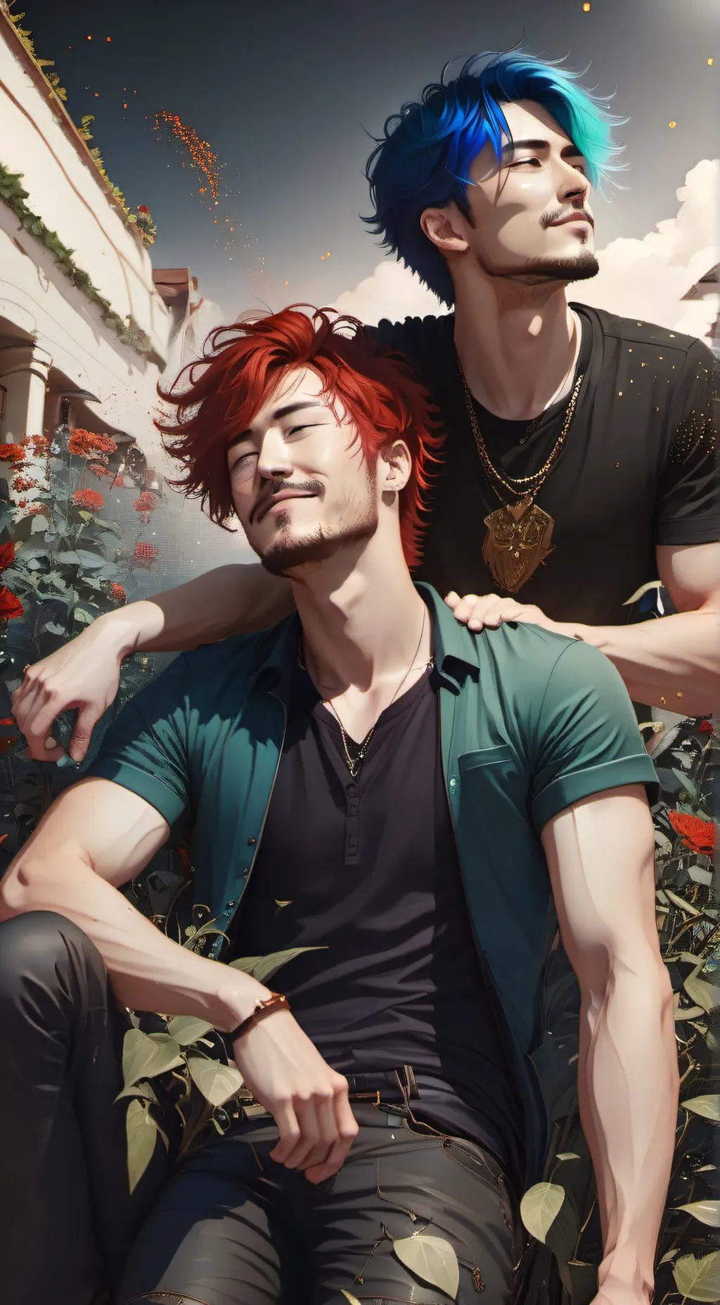 ai character: Ethan and mark background