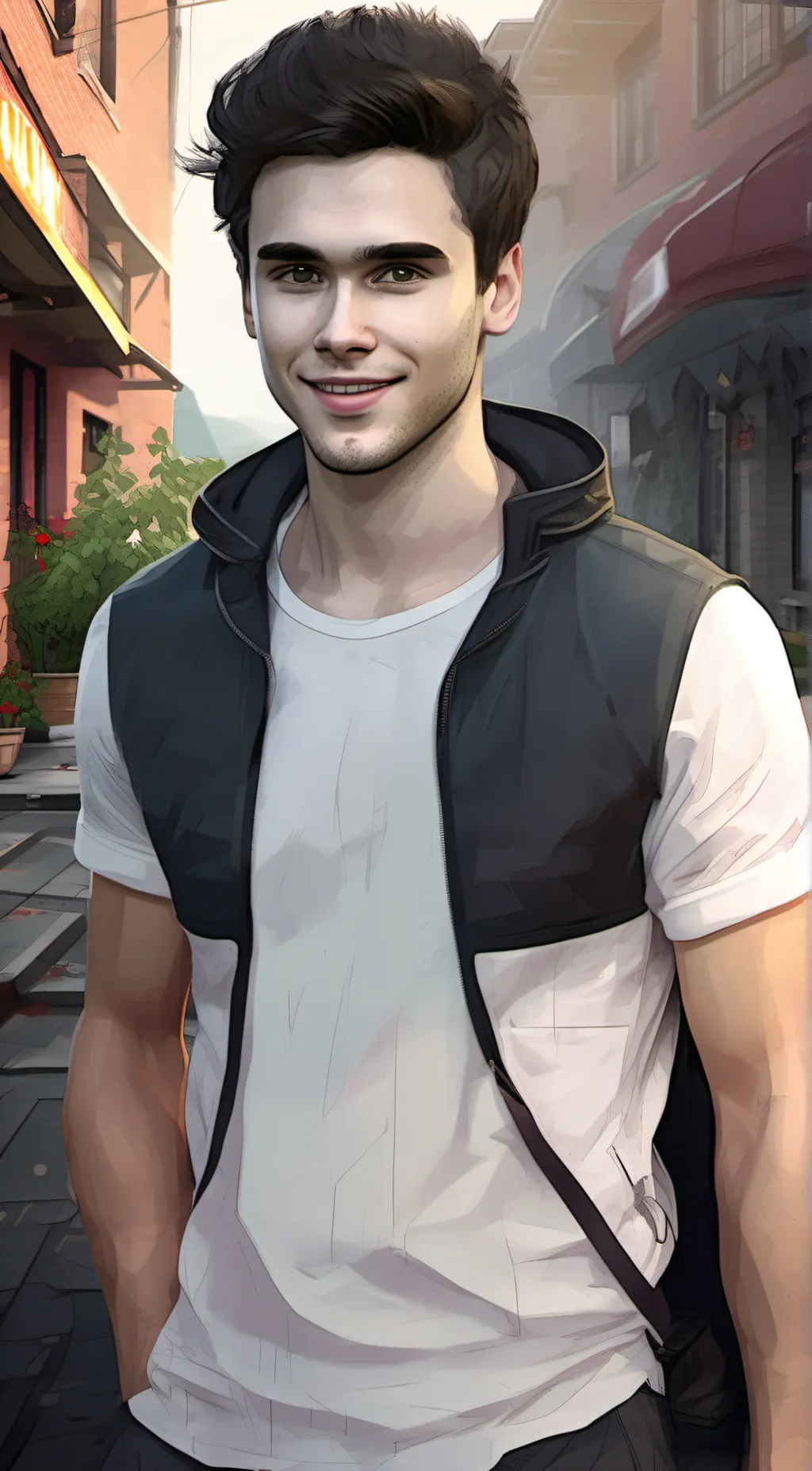 ai character: TED Bundy  background