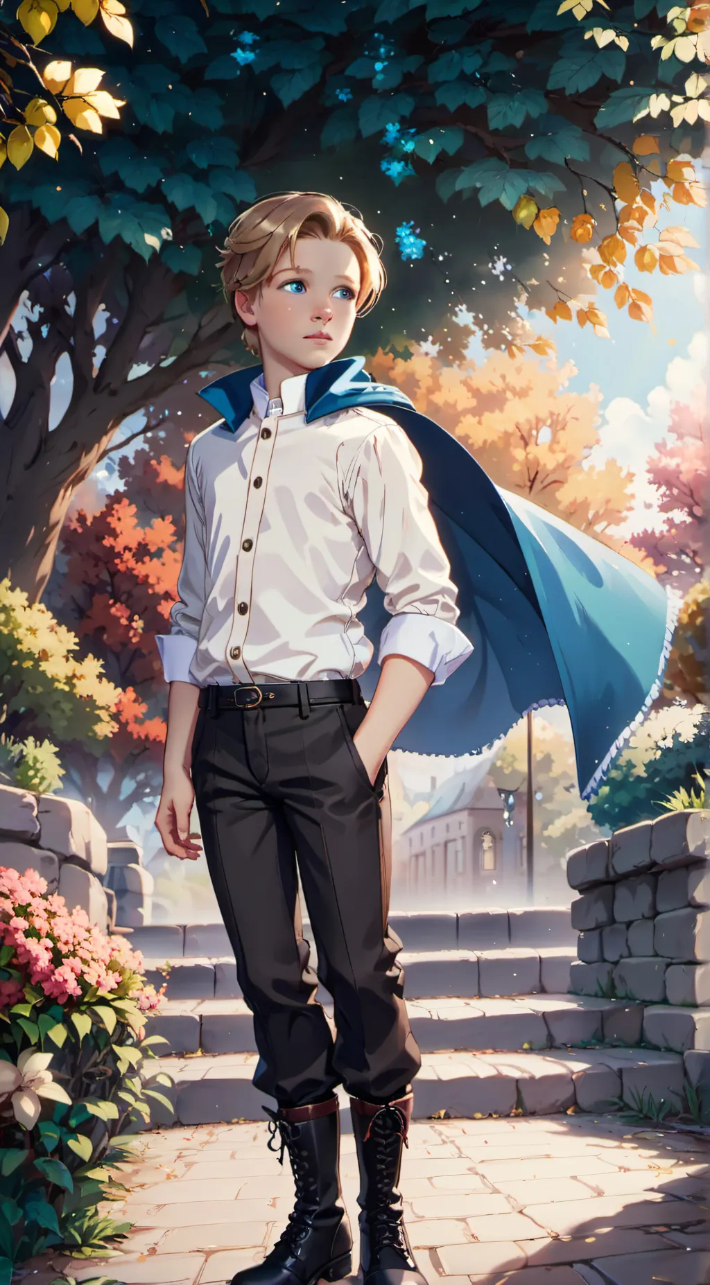 ai character: Casper McFadden  background