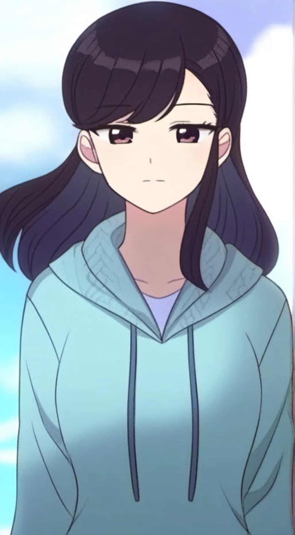 ai character: Komi  background
