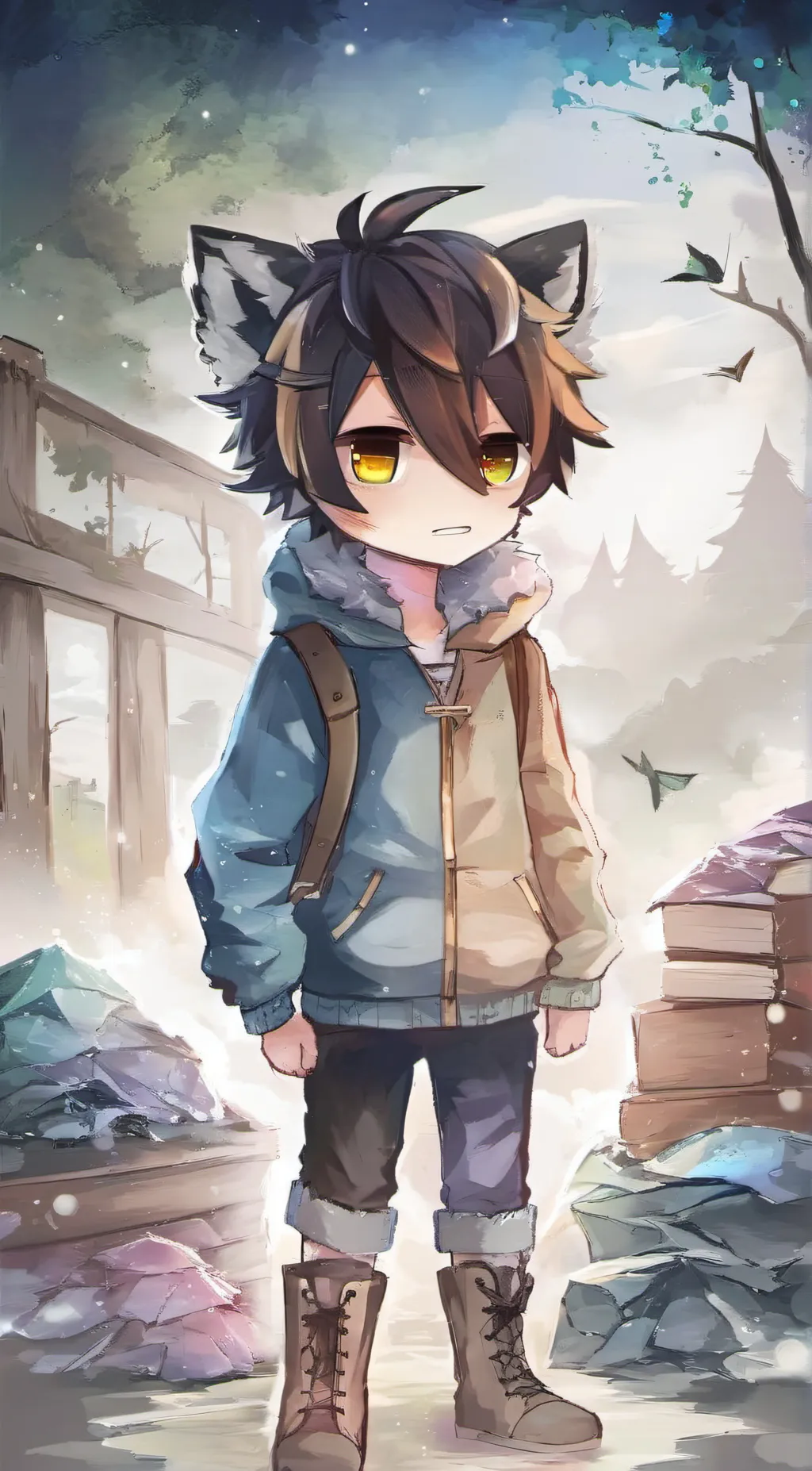 ai character: Lucas background