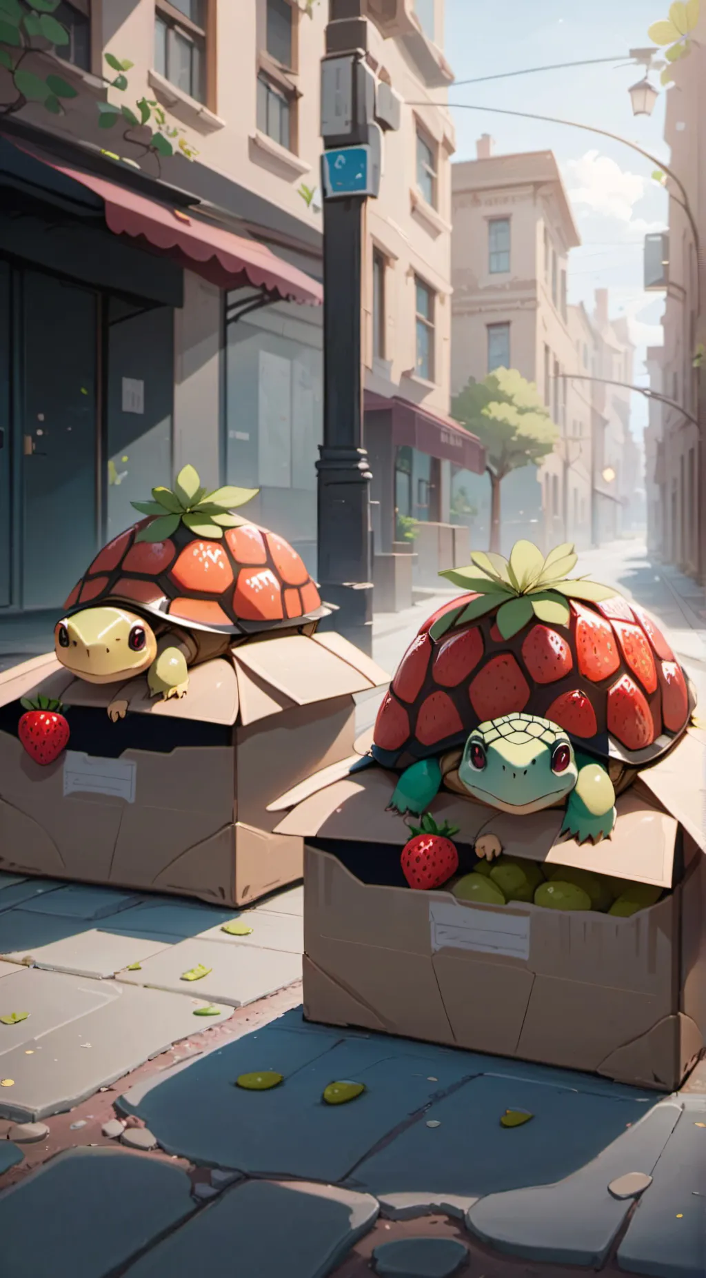 ai character: Berry background