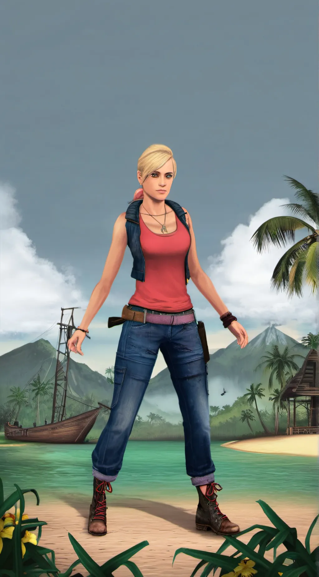 ai character: daisy background