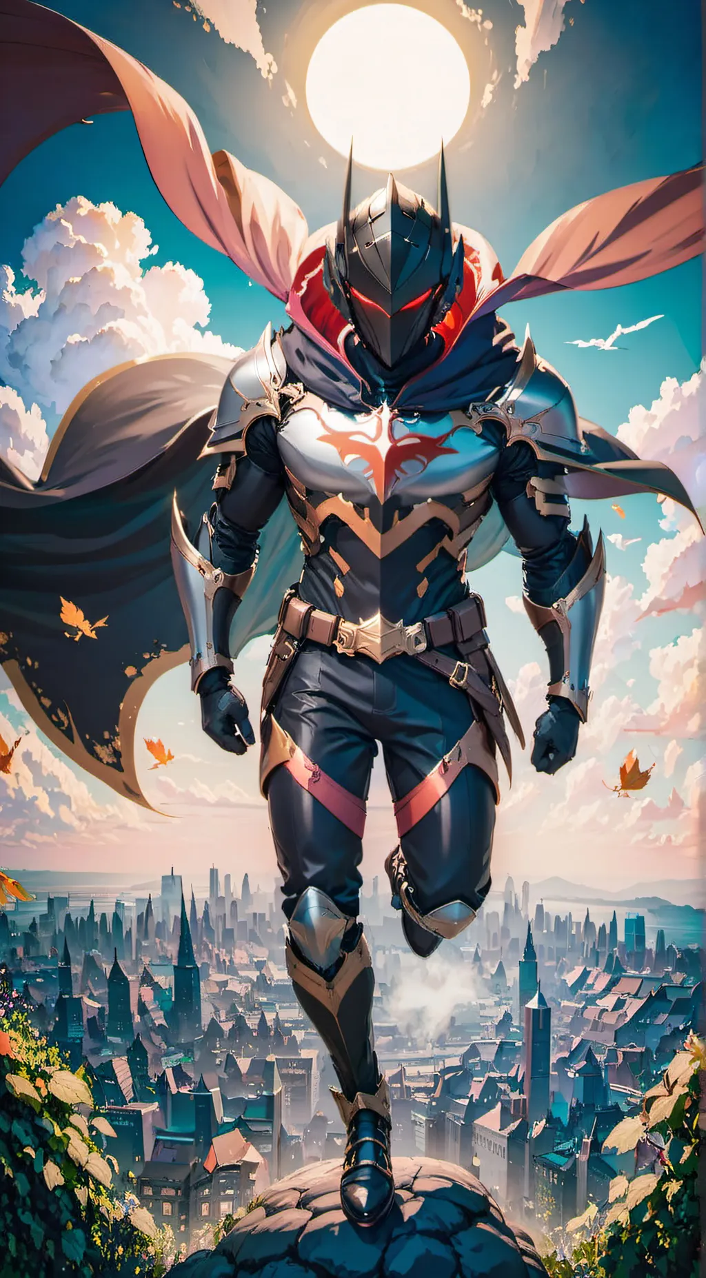 ai character: Crimson Knight background