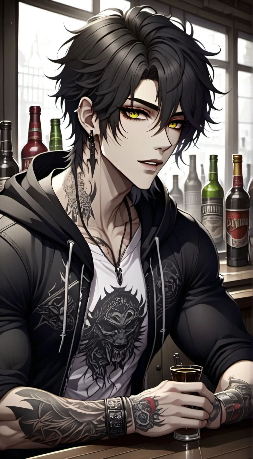 ai character: Zane Guka background