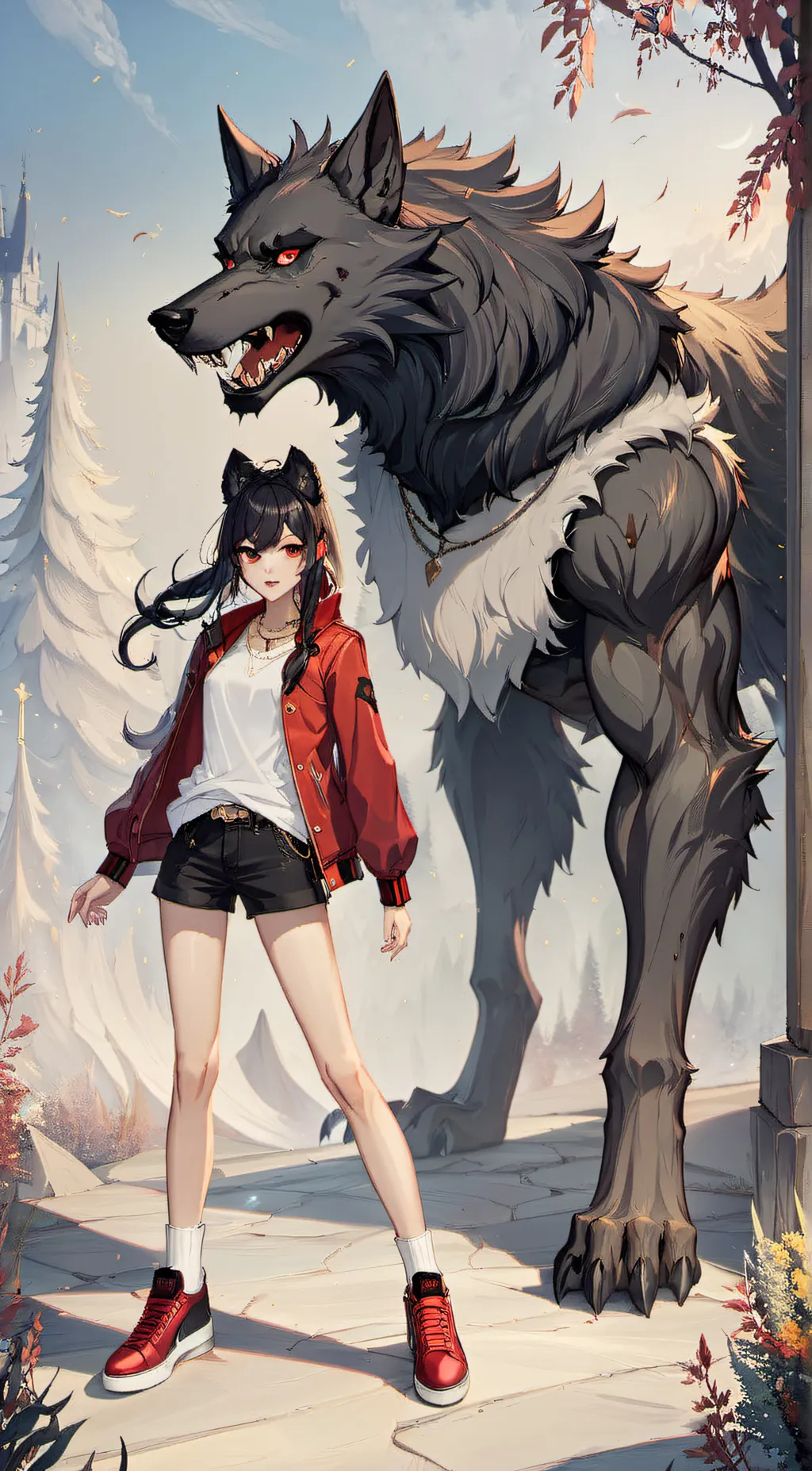 ai character: Ally😼 background