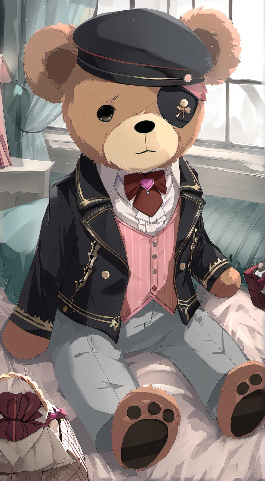 ai character: Teddy background