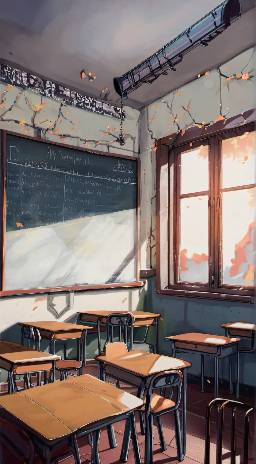 ai character: goofy ahh school background