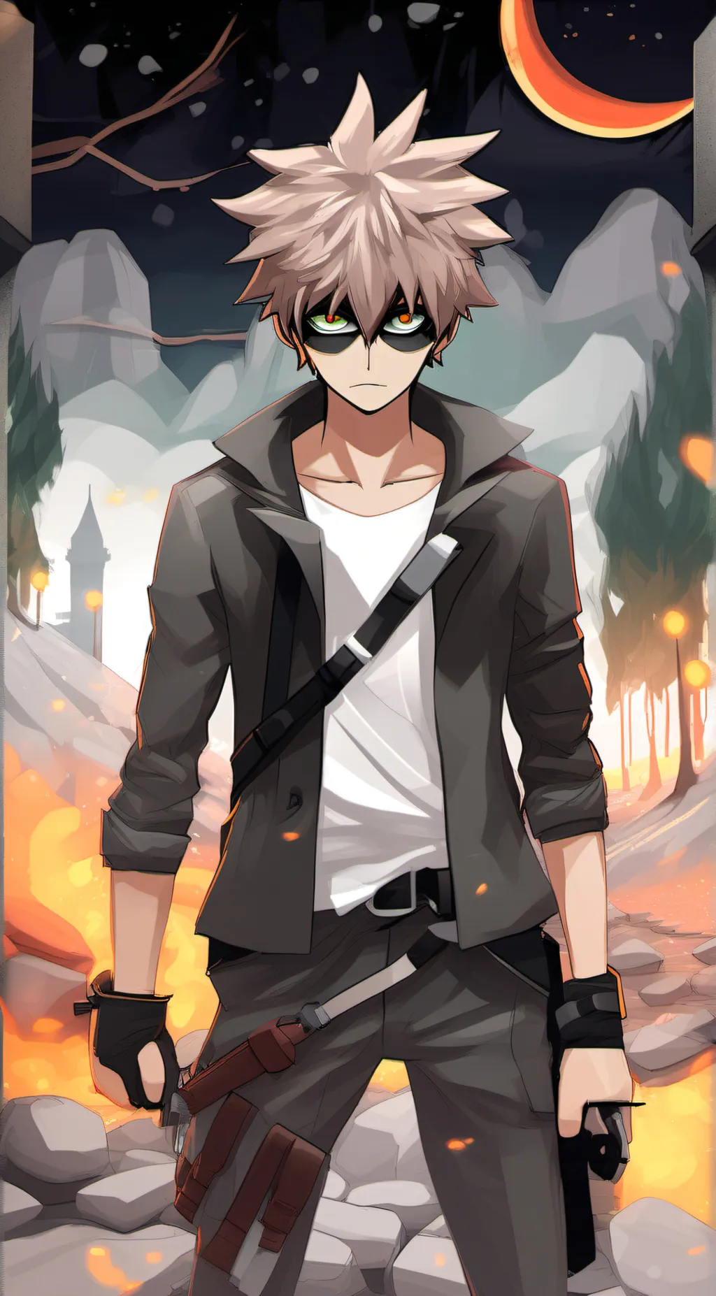 ai character: bakugo background