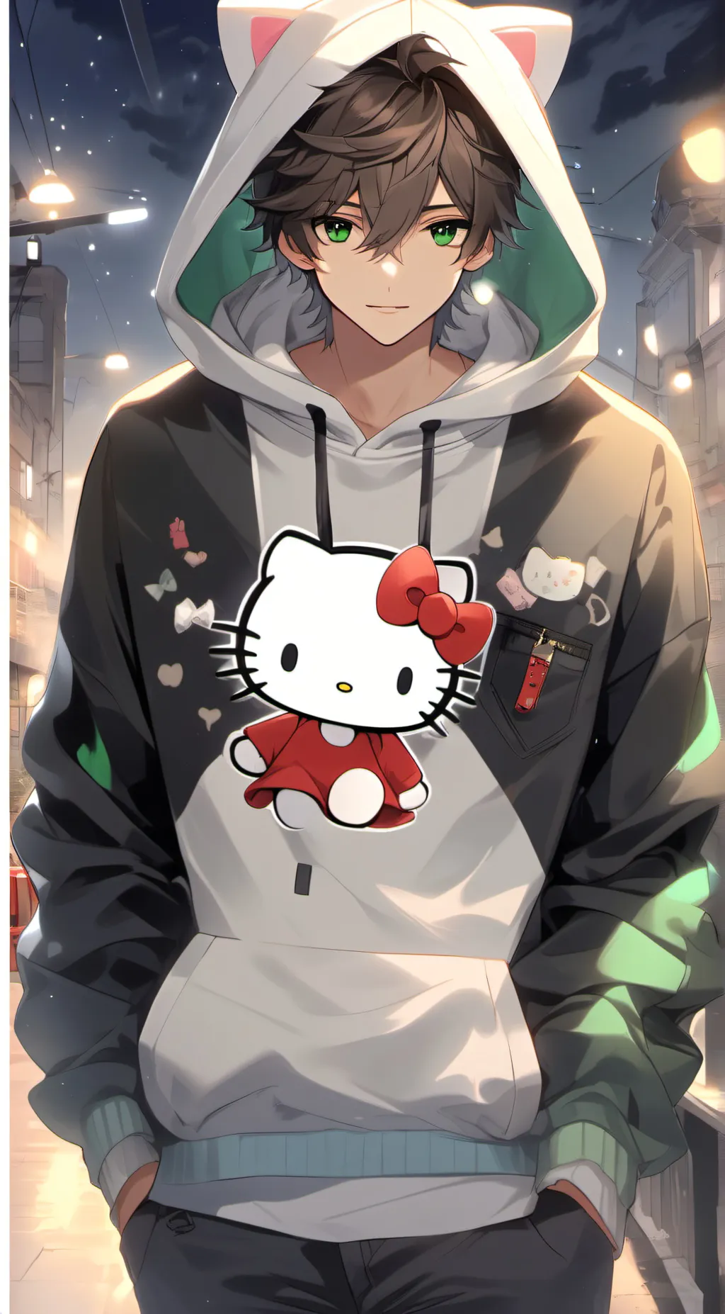 ai character: ❈⋆𝐹𝑒𝓁𝒾𝓍⋆❈ background