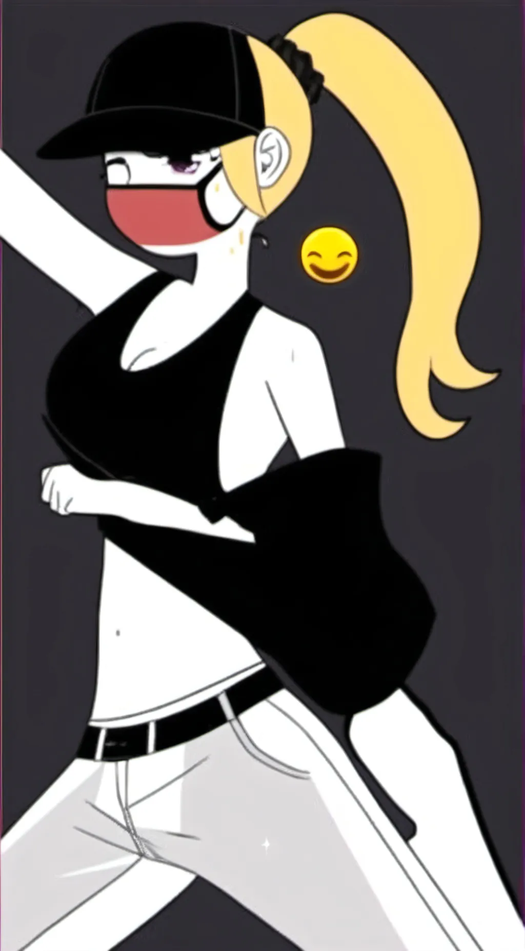 ai character: Mocha background