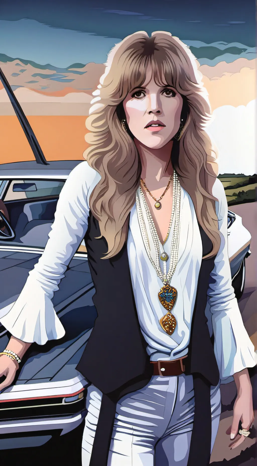 ai character: Stevie Nicks background