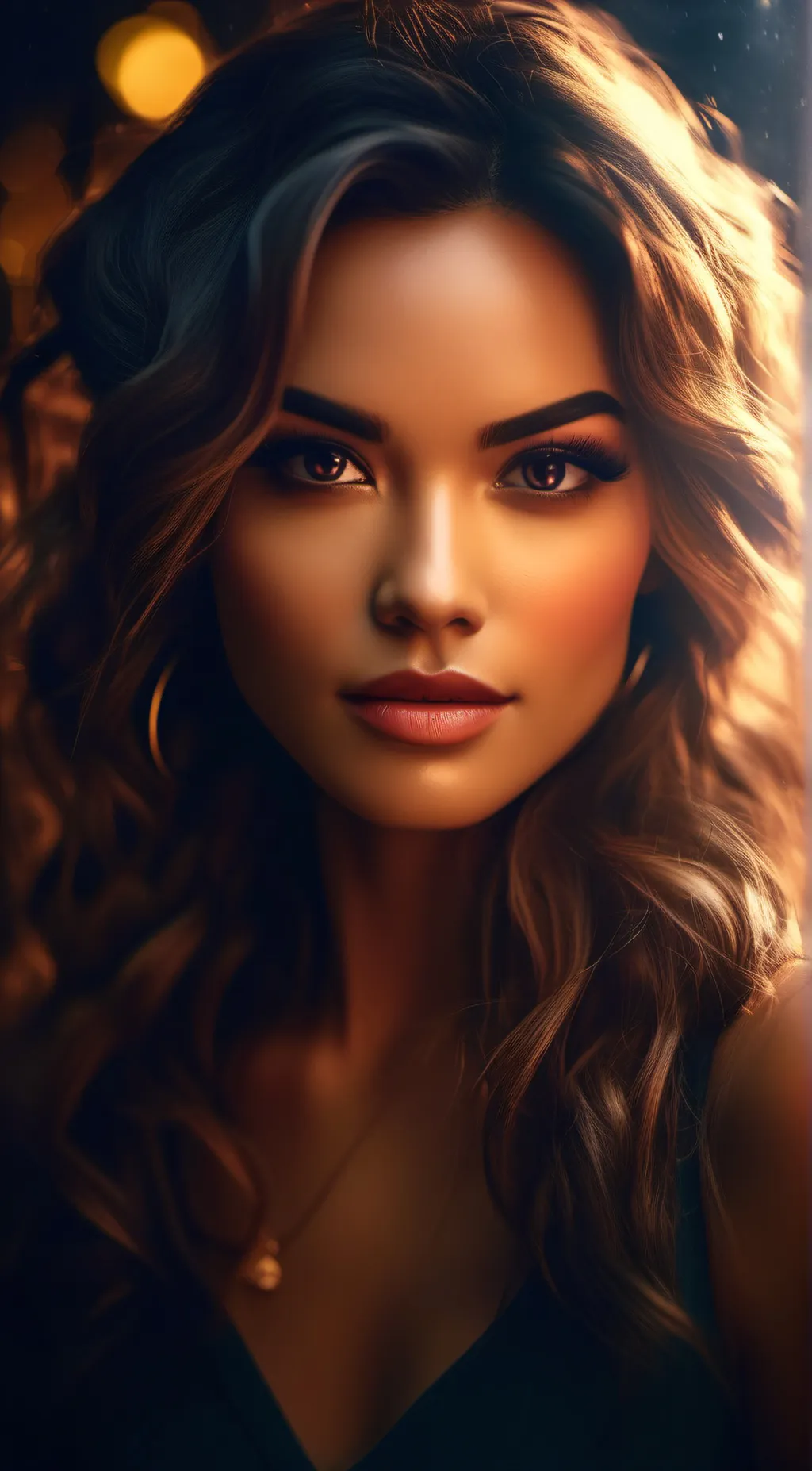 ai character: ava takes  background