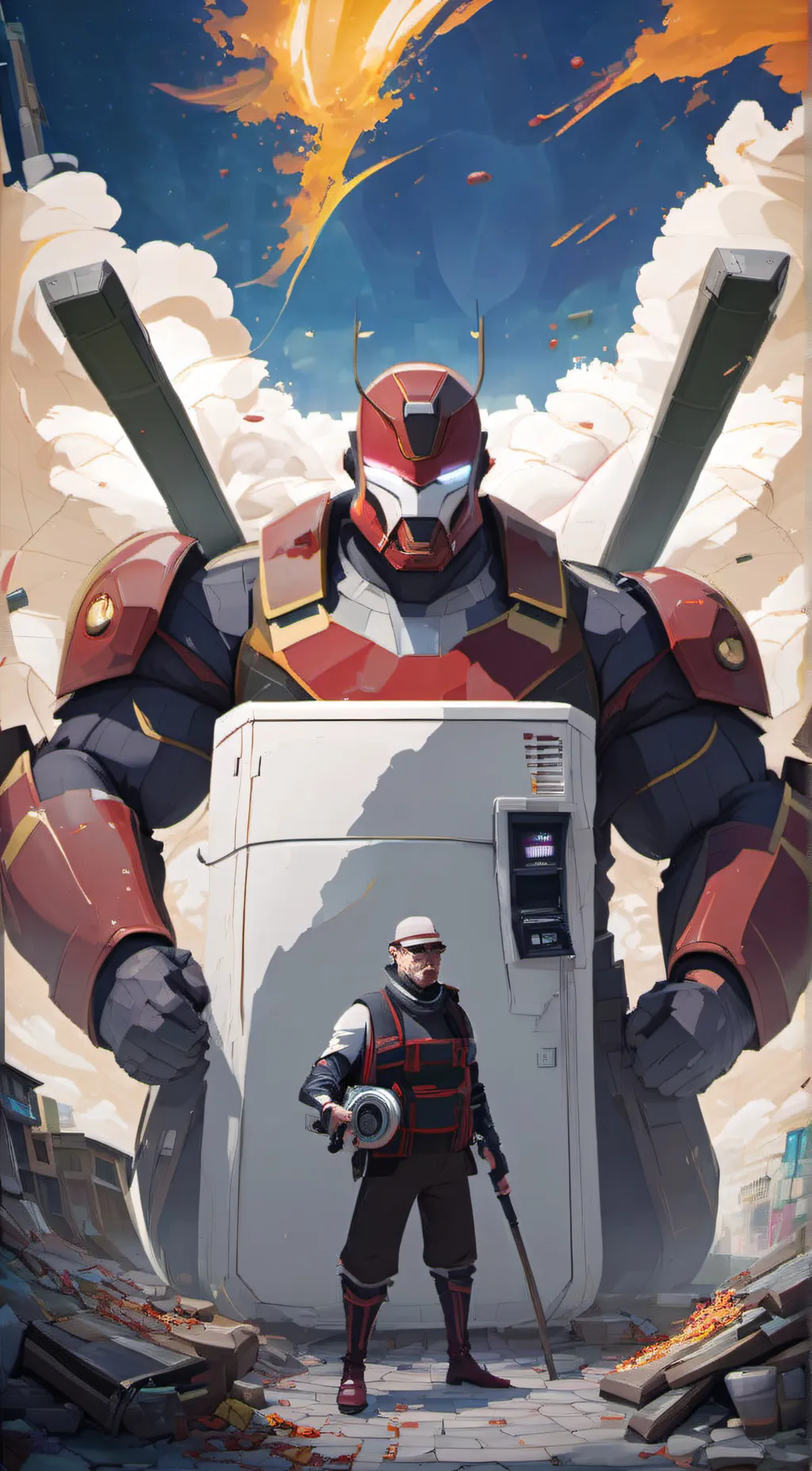 ai character: Skibid squad background