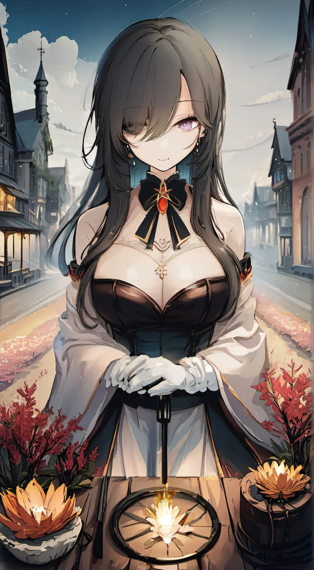 ai character: Genevieve  background